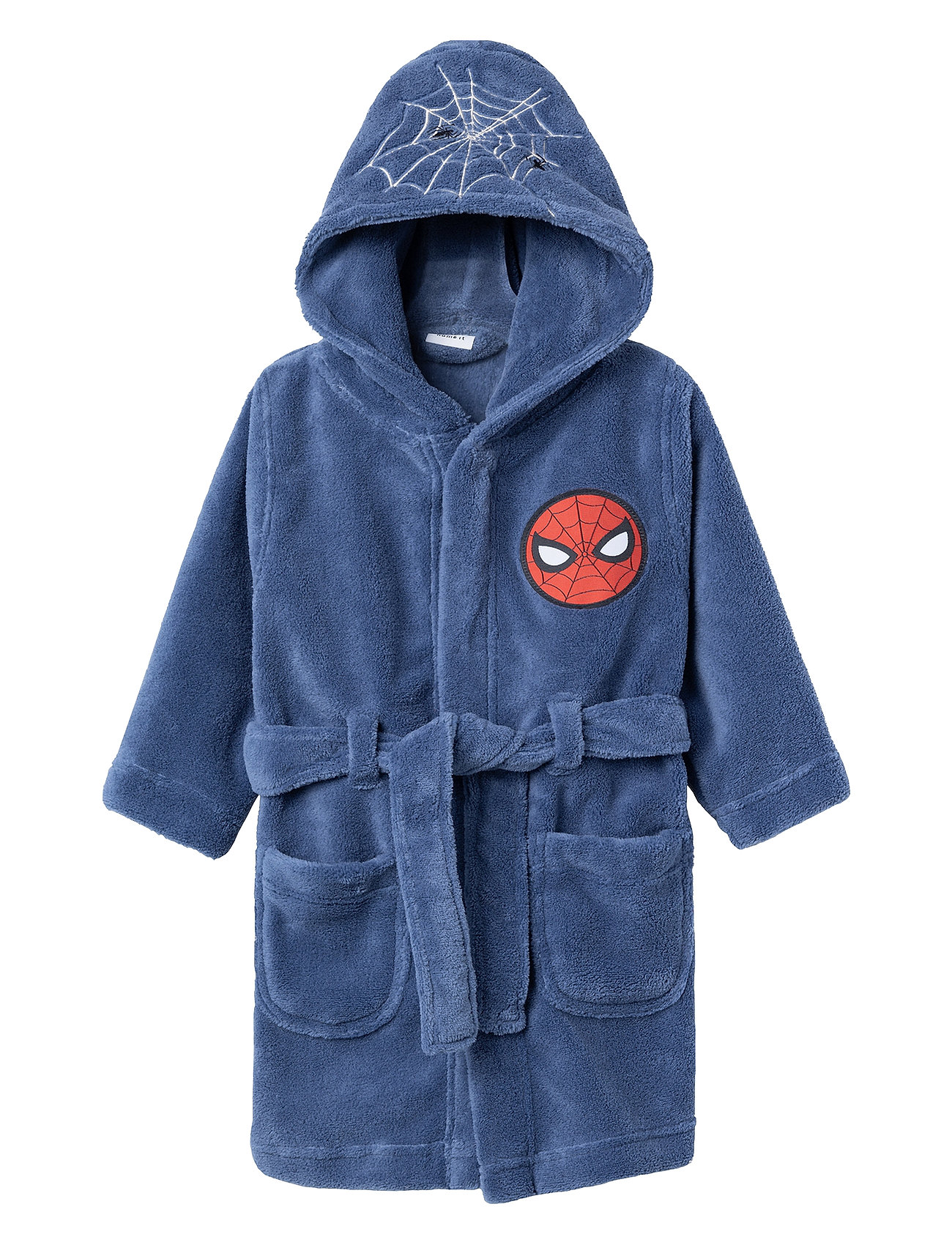 Nmmosel Spiderman Bathrobe Mar Blue Name It
