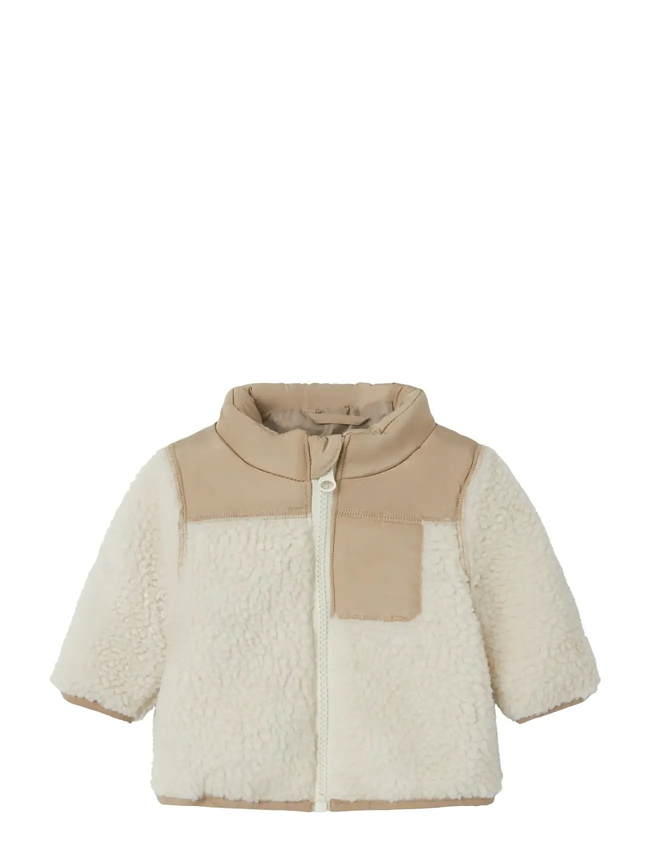 NAME IT Nbnmosie Teddy Jacket1 Cream - 62 - Kinder
