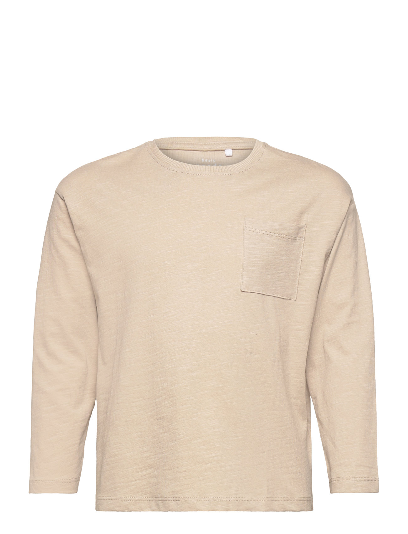 Nkmvebbe Ls Boxy Top Beige Name It