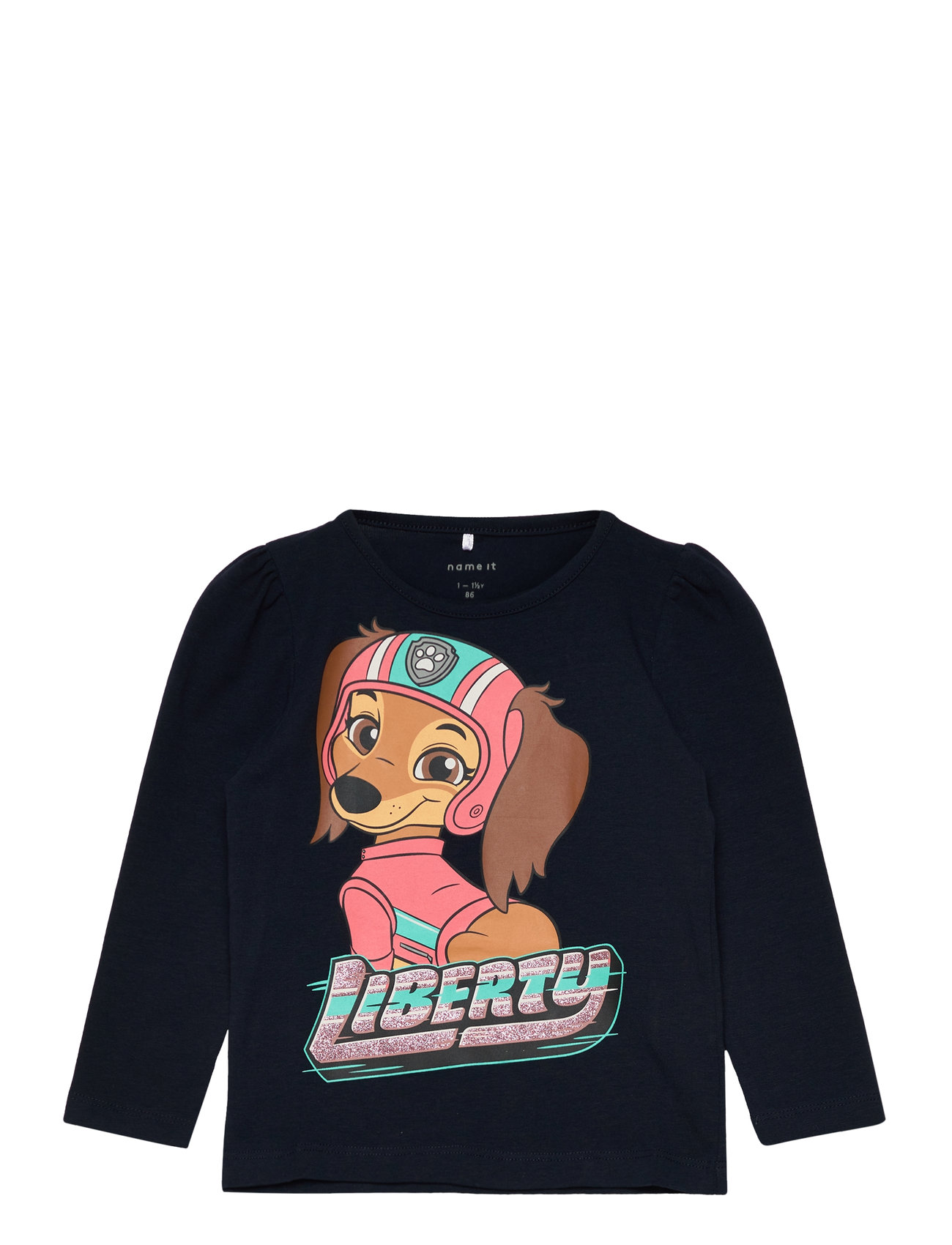 Nmfjudit Pawpatrol Ls Top Box Cplg Tops T-shirts Long-sleeved T-Skjorte Navy Name It