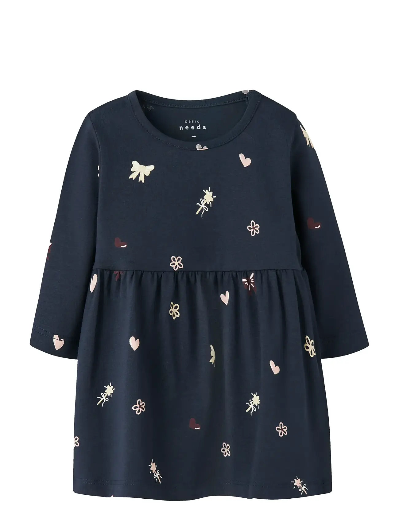 name it Nbfvandora Ls Dress Box, 56, Navy, Fritidskjoler > Fritidskjoler Med Lange Ærmer, Børn