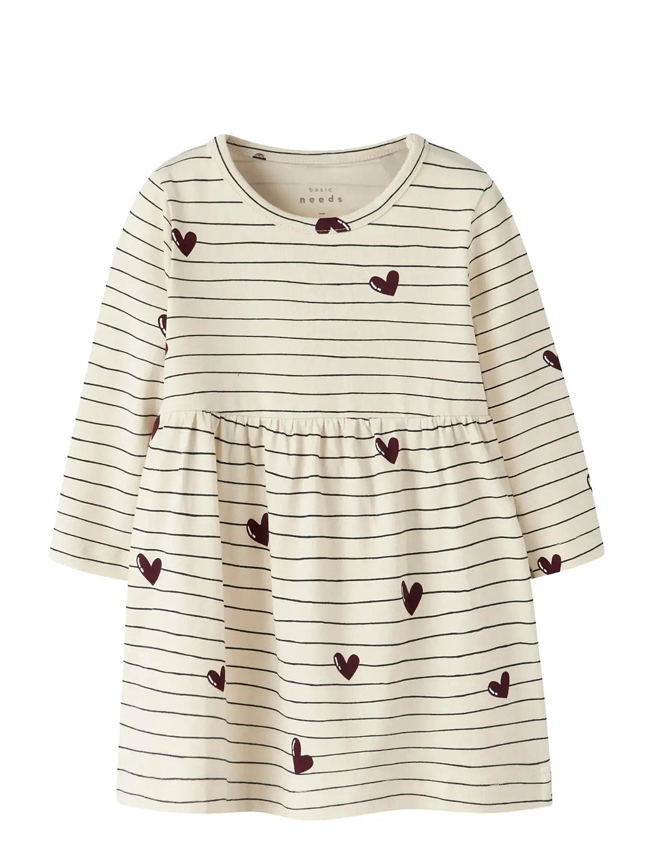 name it Nbfvandora Ls Dress Box, 62, Cream, Fritidskjoler > Fritidskjoler Med Lange Ærmer, Børn