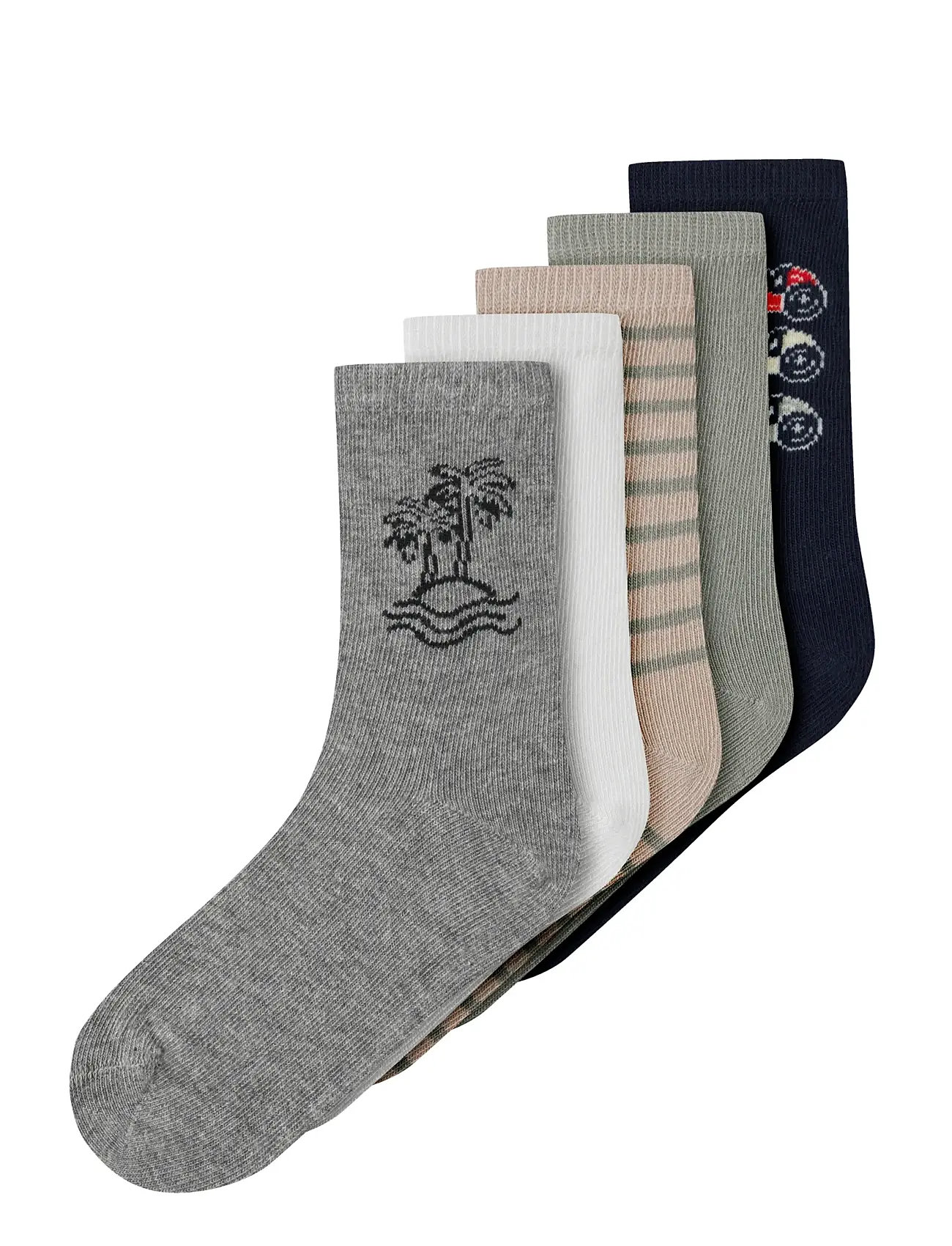 NAME IT Nmmvagn 5P Socke Grau - 31-33 - Kinder