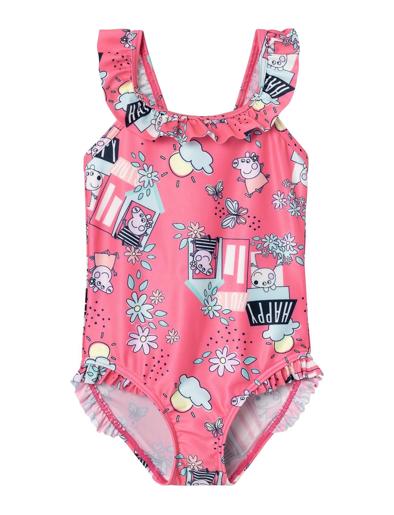 Nmfmyri Peppapig Swimsuit Cplg Badedragt Badetøj Pink Name It