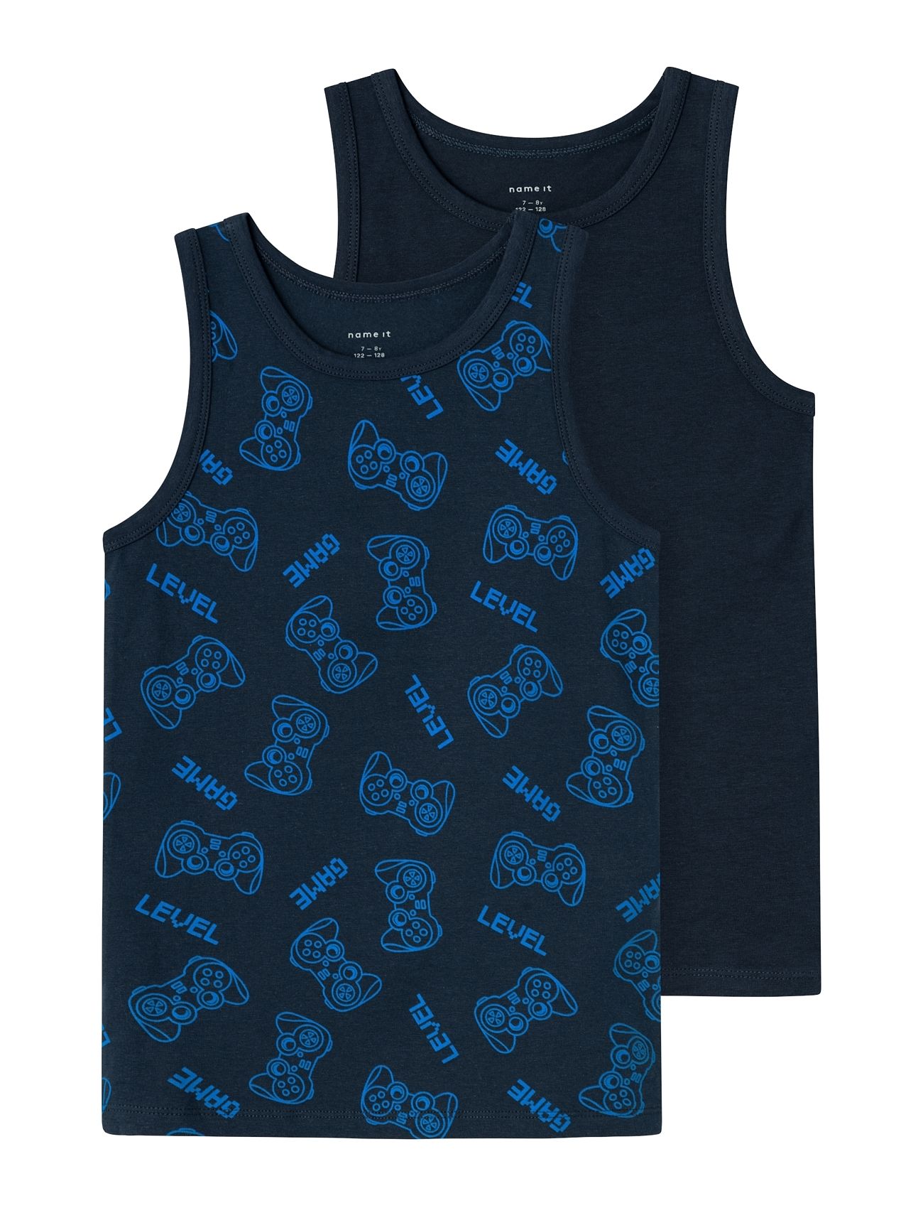 Name It Nkmtank Top 2P Dark Sapphire Gamer Noos Multi/patterned