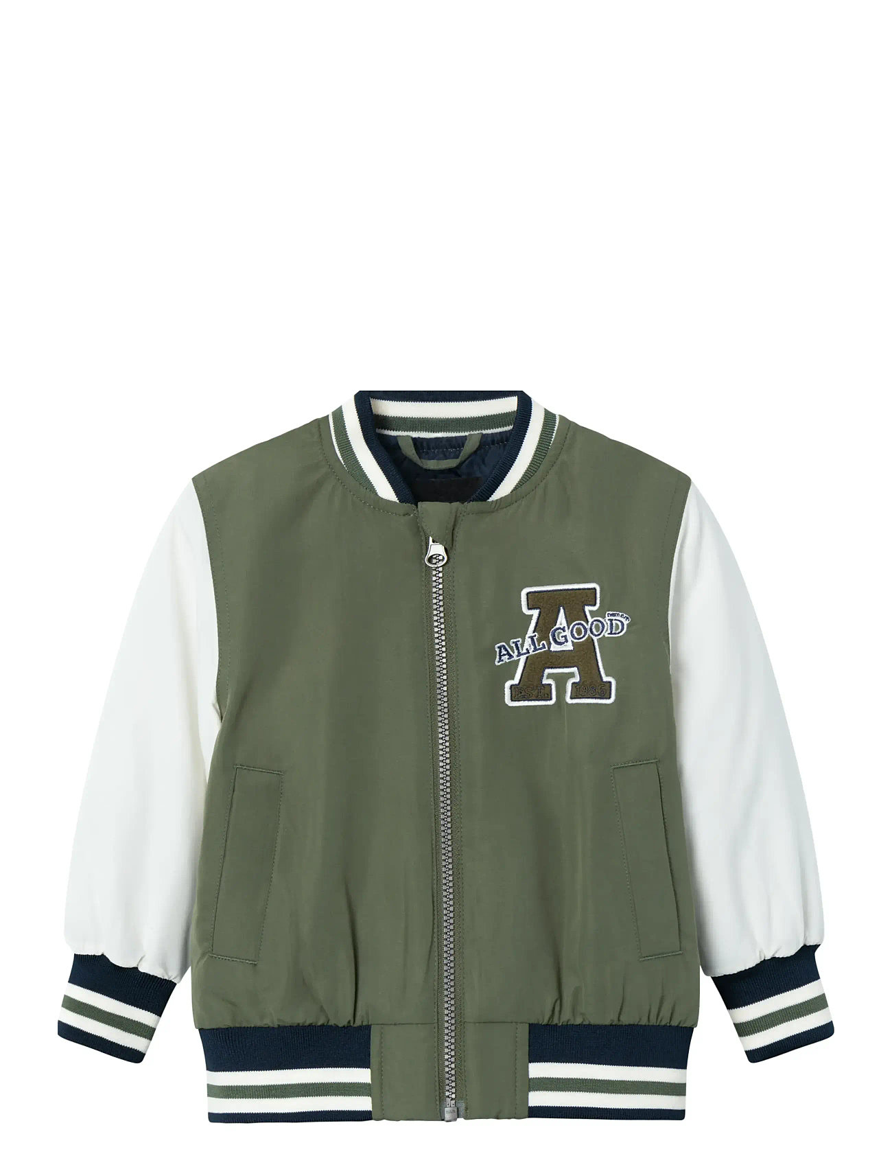 Nmnmain Bomber Jacket Pb Bomberjakke Khaki Green Name It
