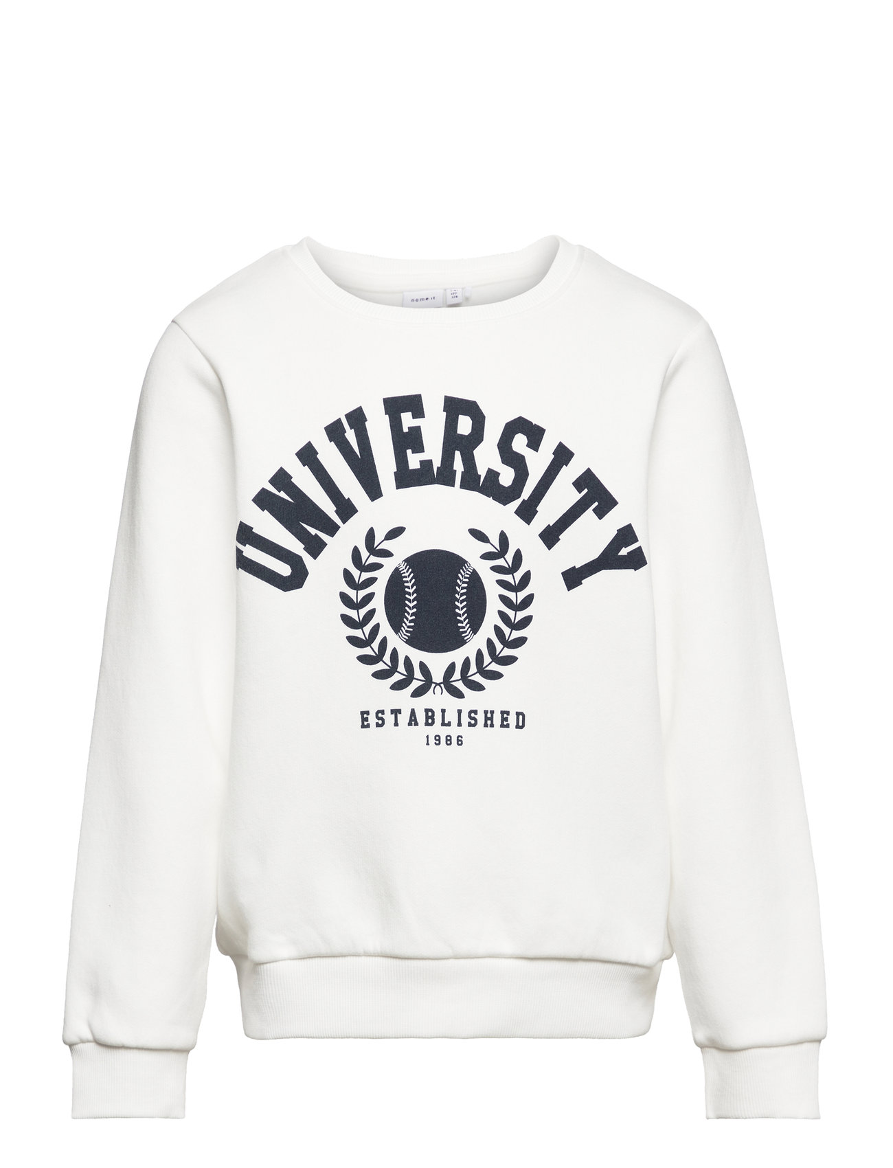 Nkntille Ls Sweat Bru Noos White Name It