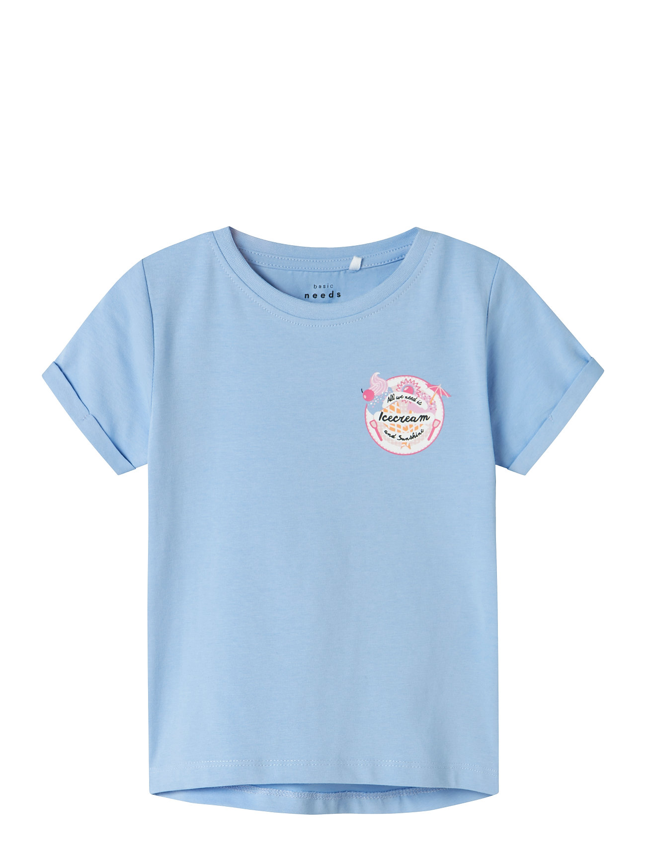 NAME IT Nmfvix Ss Oberteil Blau - 104 - Kinder