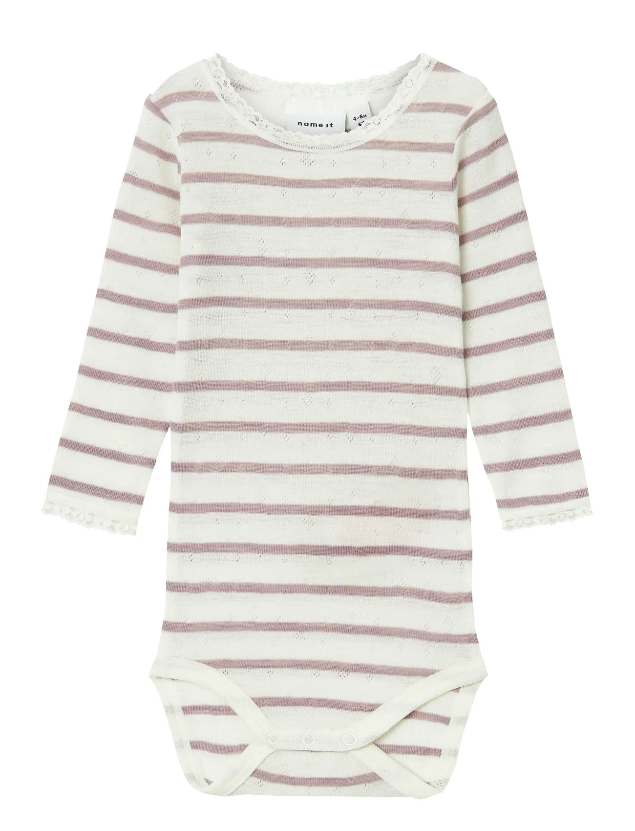 Nbfwang Wool Needle Ls Body Noos White Name It 149320