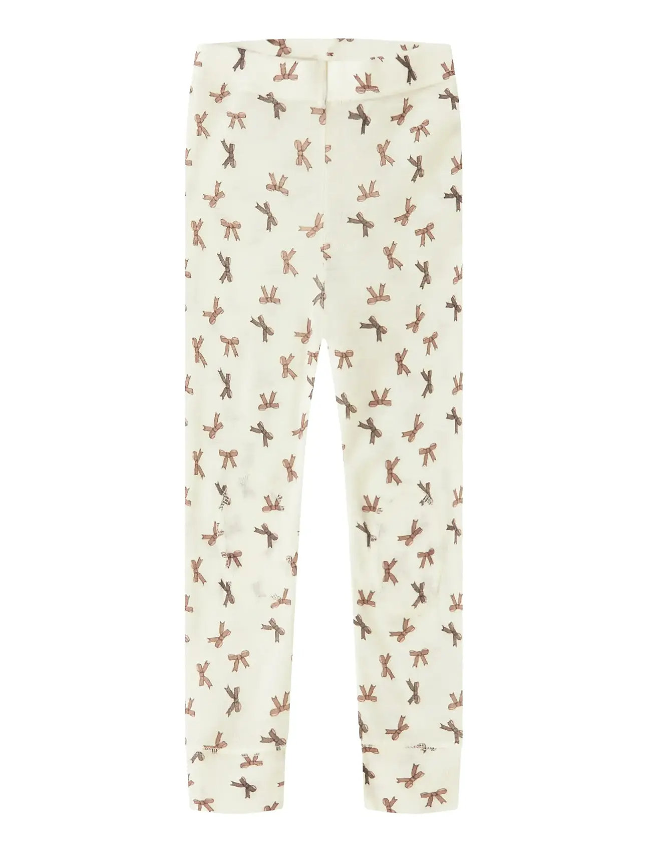 NAME IT Nmfwang Wolle Rib Legging Aop Cream - 110 - Kinder