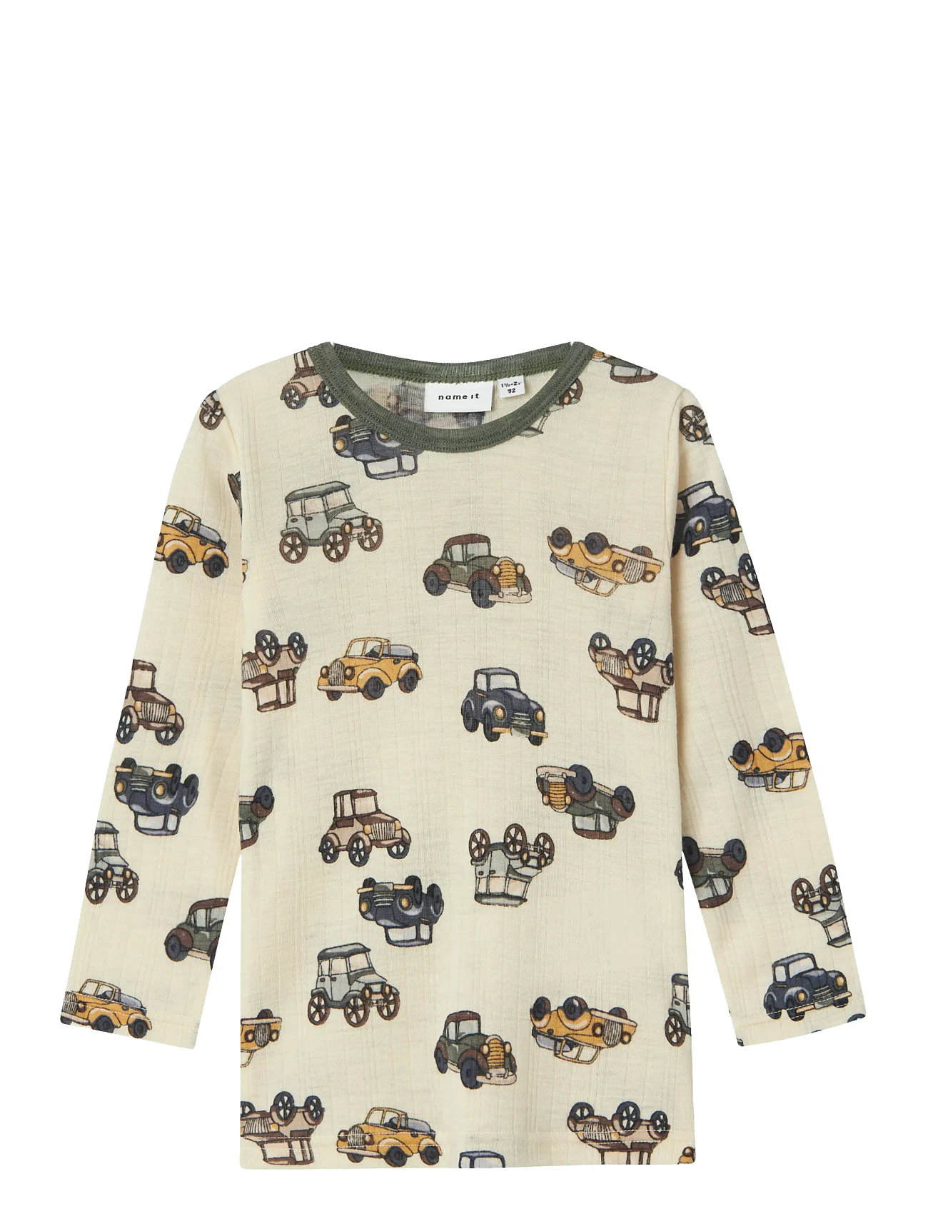 Nmmwang Wool Needle Ls Top Noos Patterned Name It