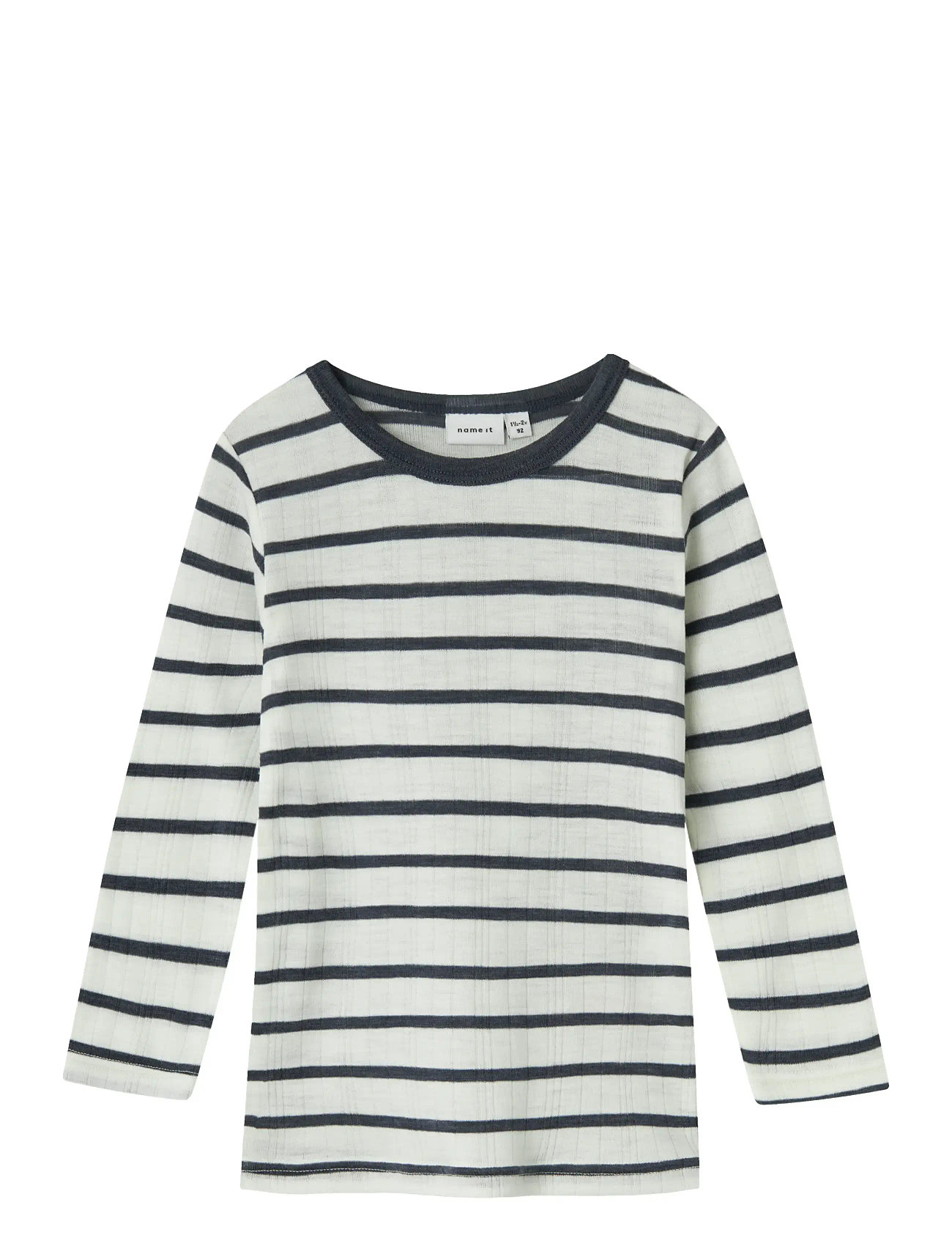 Nmmwang Wool Needle Ls Top Noos White Name It