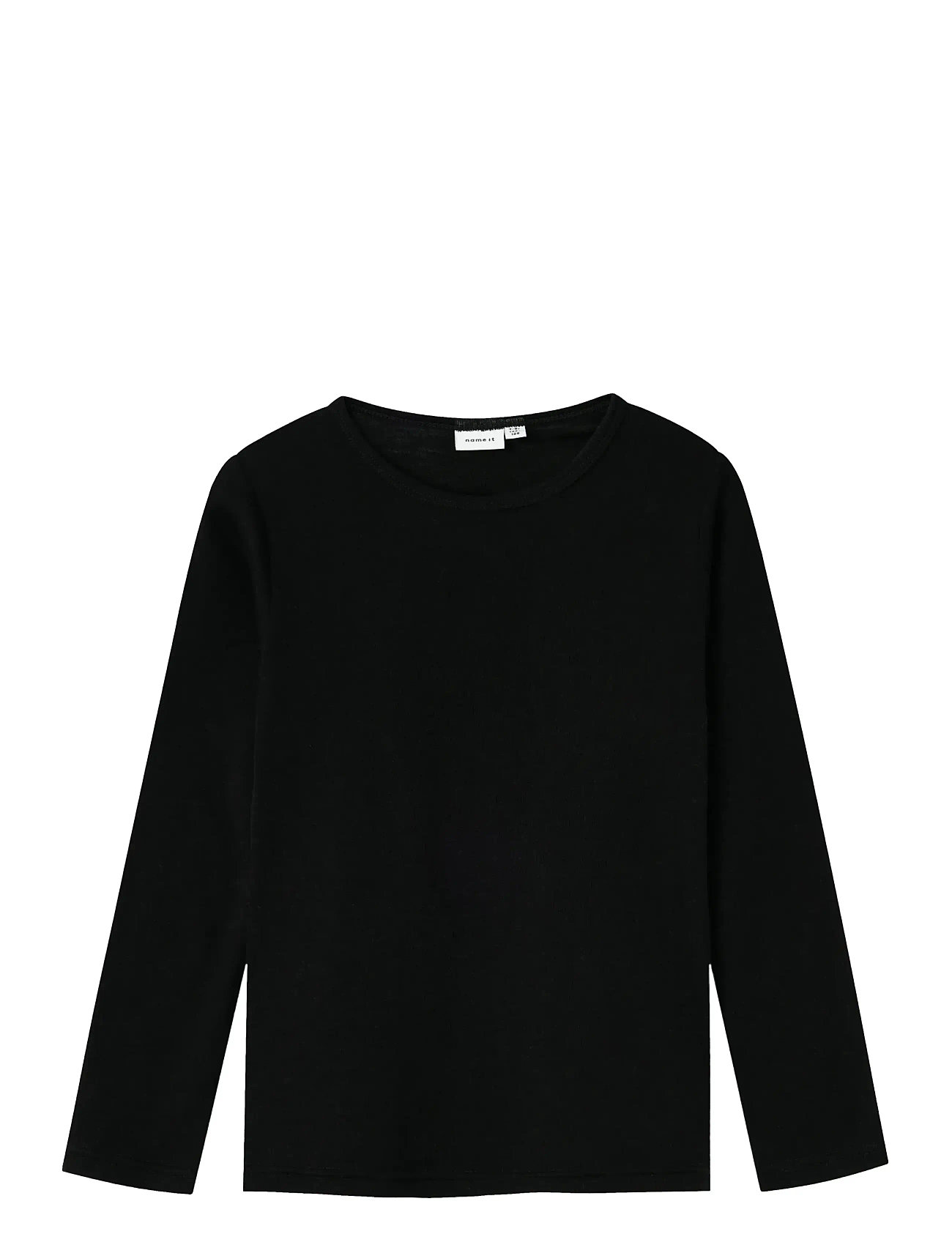 Nkmwang Wool Rib Ls Top Black Name It