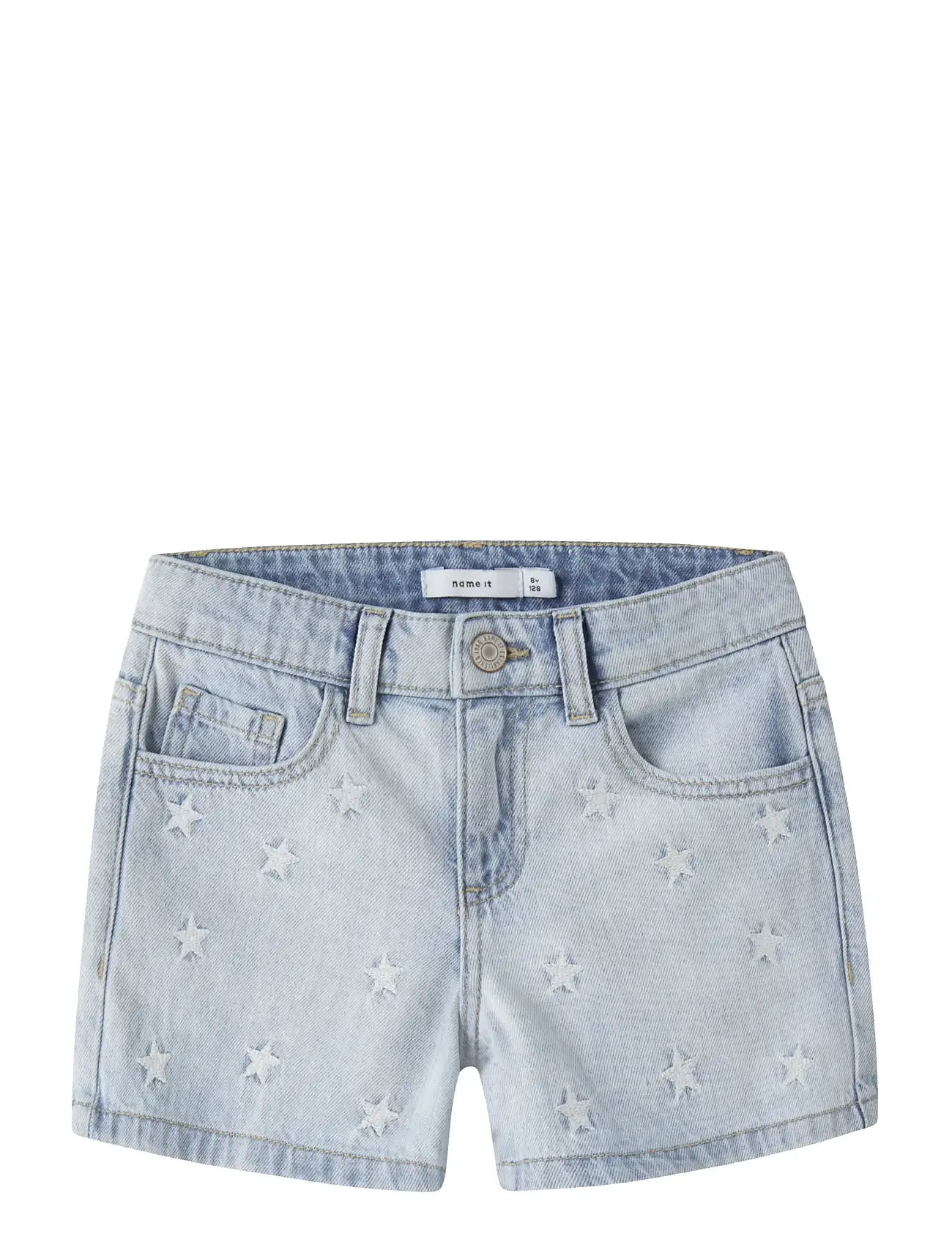 NAME IT Nkfbella Reg Dnm Shorts 3674-Be Noos Blau - 164 - Kinder