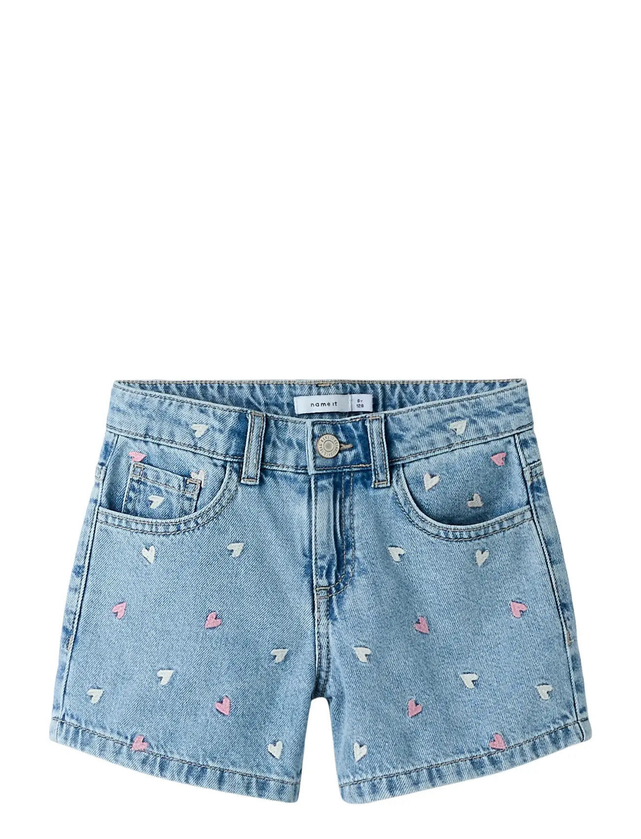 NAME IT Nkfbella Reg Dnm Shorts 3674-Be Noos Blau - 164 - Kinder