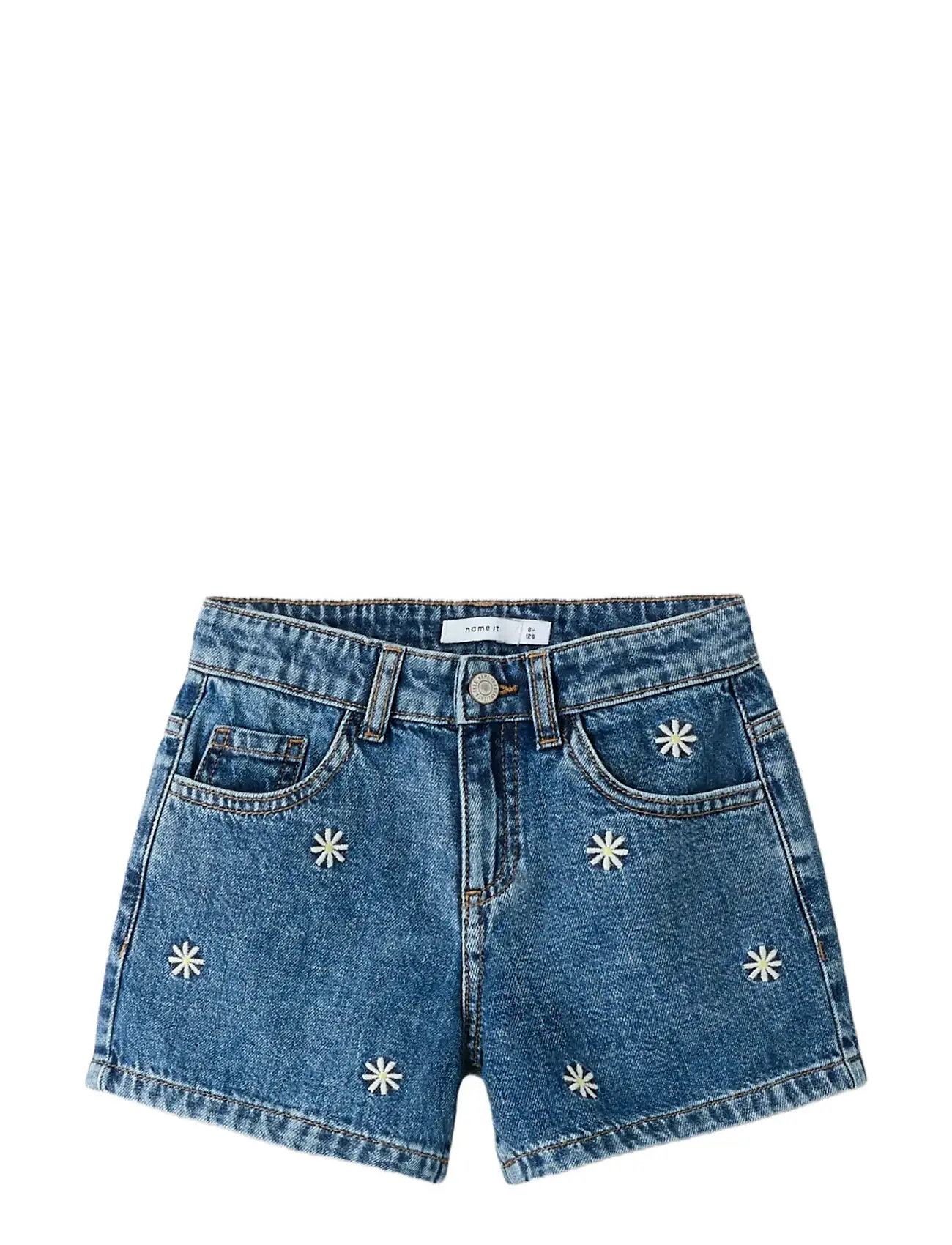 NAME IT Nkfbella Reg Dnm Shorts 3674-Be Noos Blau - 164 - Kinder