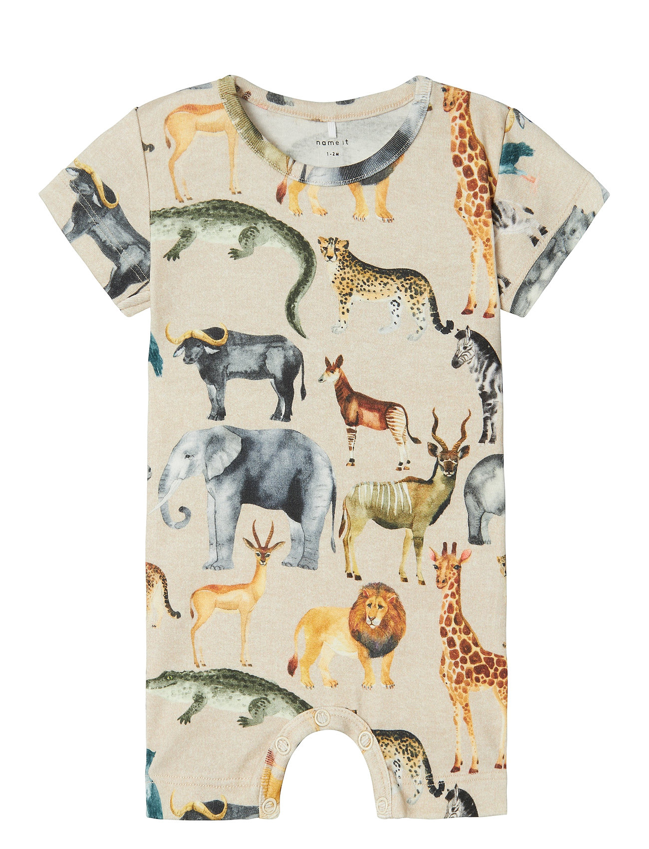 Nbmjasen M Ss Sunsuit Beige Name It