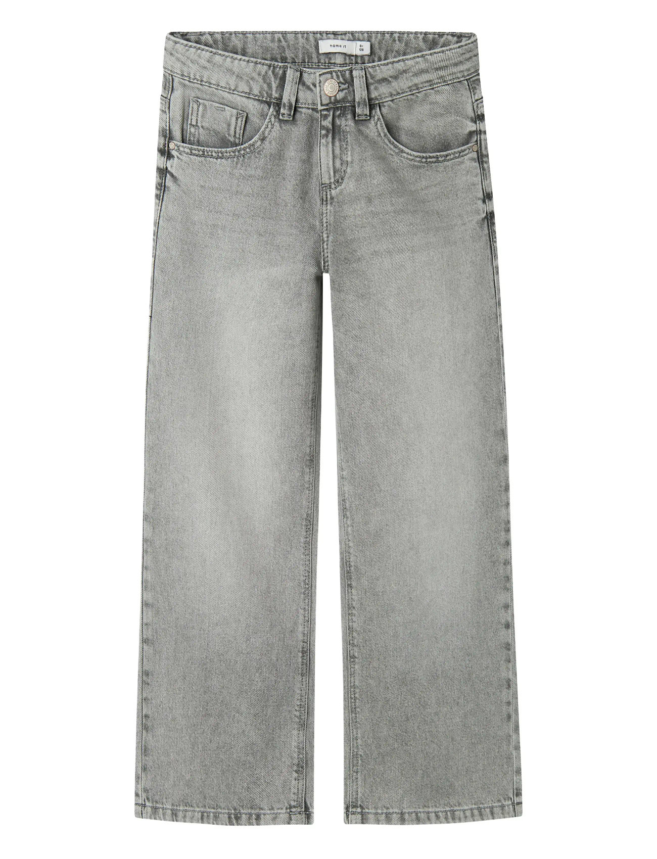 NAME IT Nkfrose Wide Jeans 5529-Be Noos Grau - 176 - Kinder
