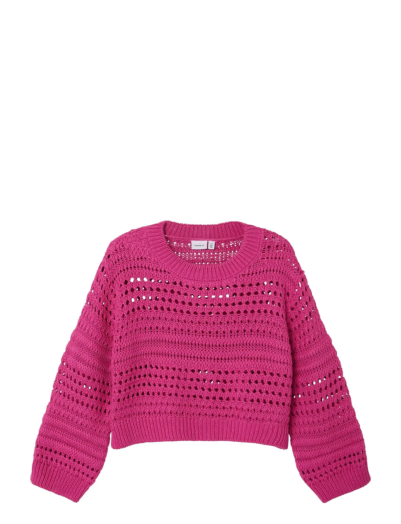 Nkfkalea Ls Loose Short Knit Pink Name It