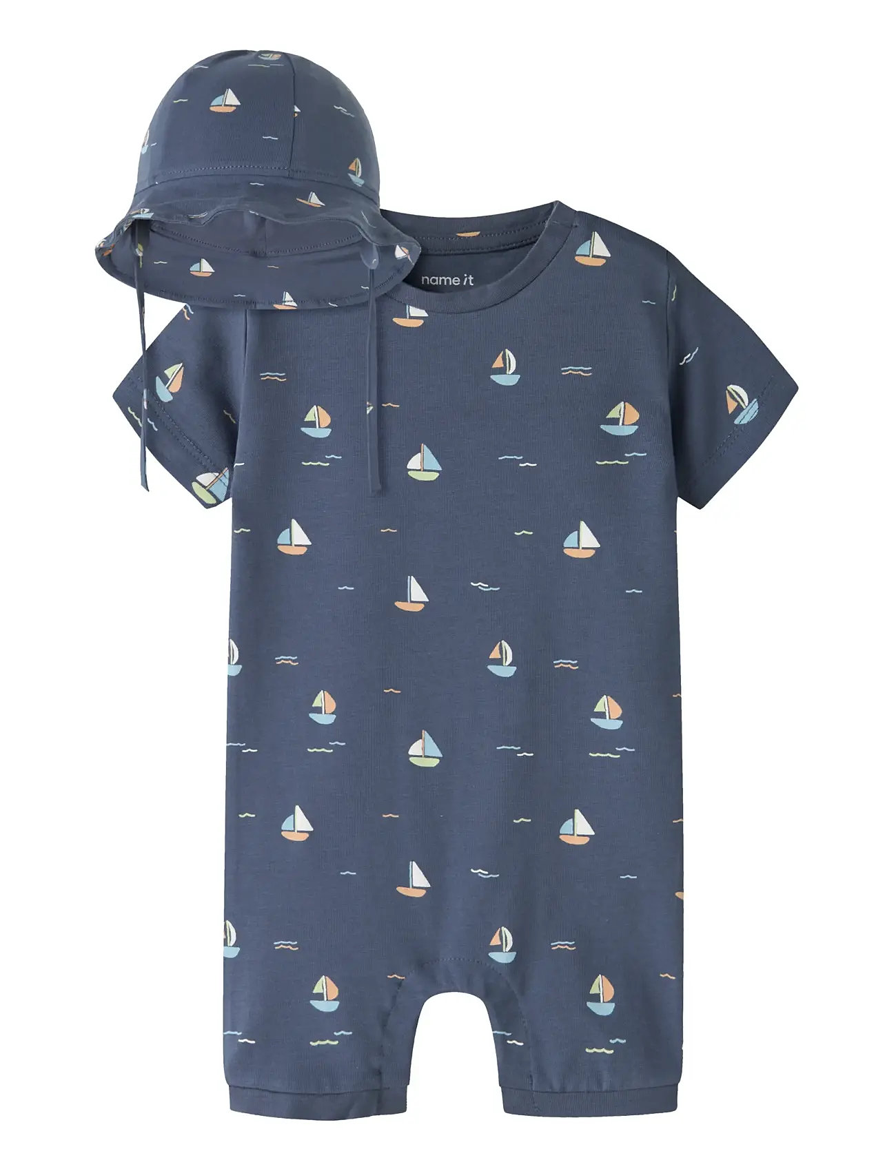 name it Nbmvroels Sunsuit Box Set, 74, Navy, Sæt > Sæt Med Krop, Børn