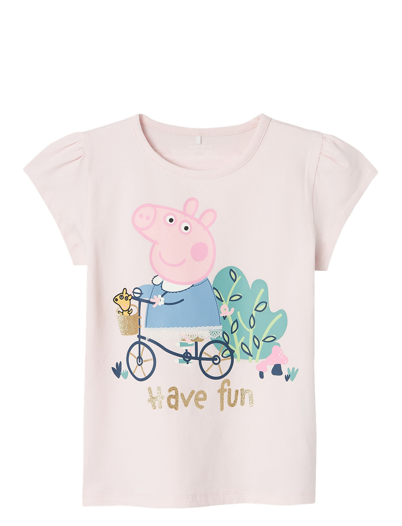 Nmfjasmine Peppapig Ss Top Cplg Pink Name It