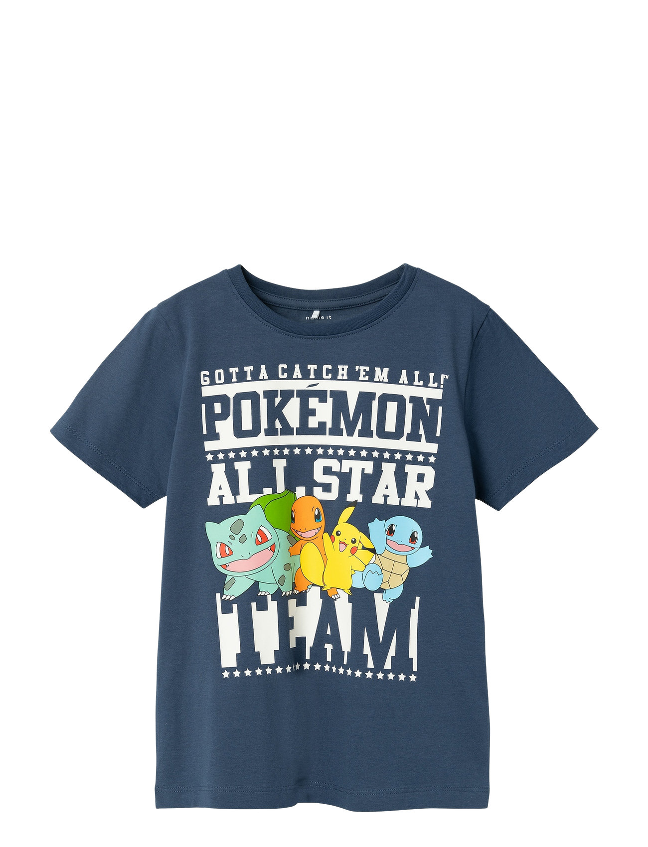 Nkmjust Pokemon Ss Top Box Noos Sky Tops T-Kortærmet Skjorte Navy Name It