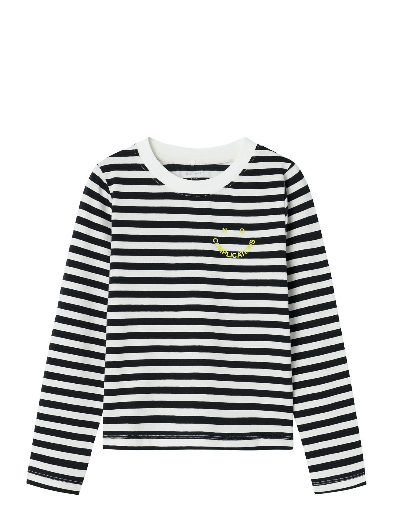 Nkflopine Ls Slim Short Top Black Name It