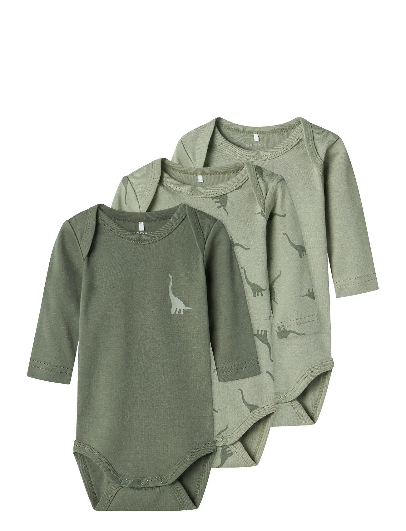 Nbmbody 3P Ls Green Dino Noos Green Name It