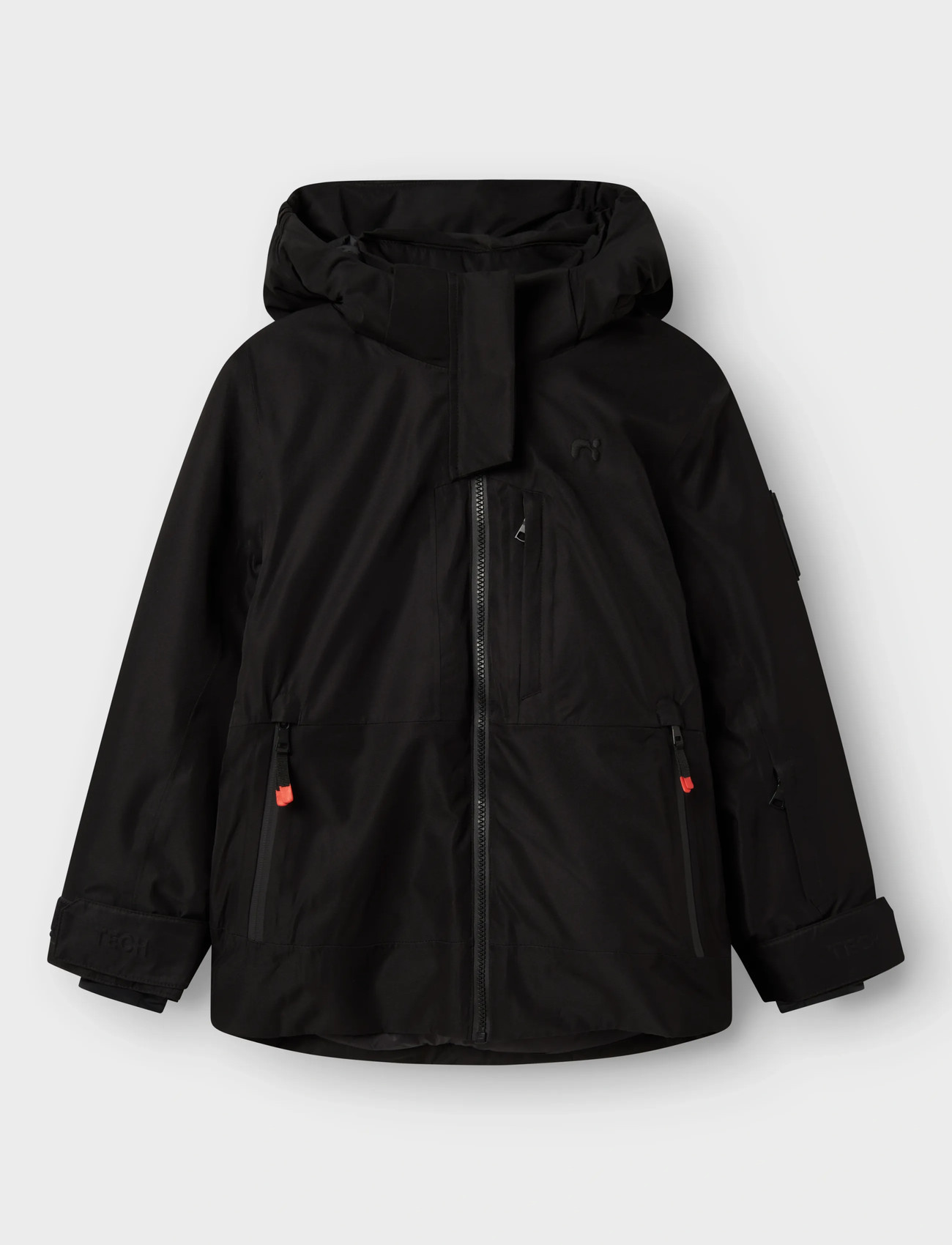 name it Nknslope10 Jacket Ski Edition Fo Noos, 122, Black, Sneskibeklædning > Sneskijakke, Børn