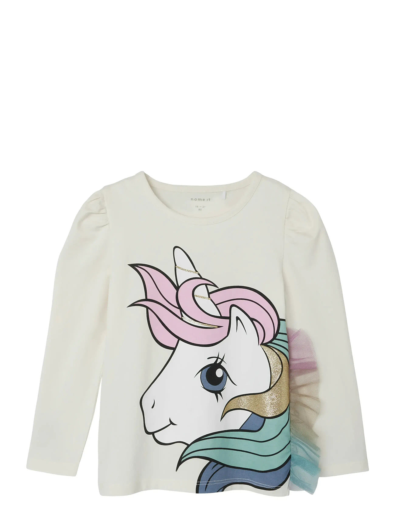 Nmfsille Mlp Ls Top Cplg Beige Name It
