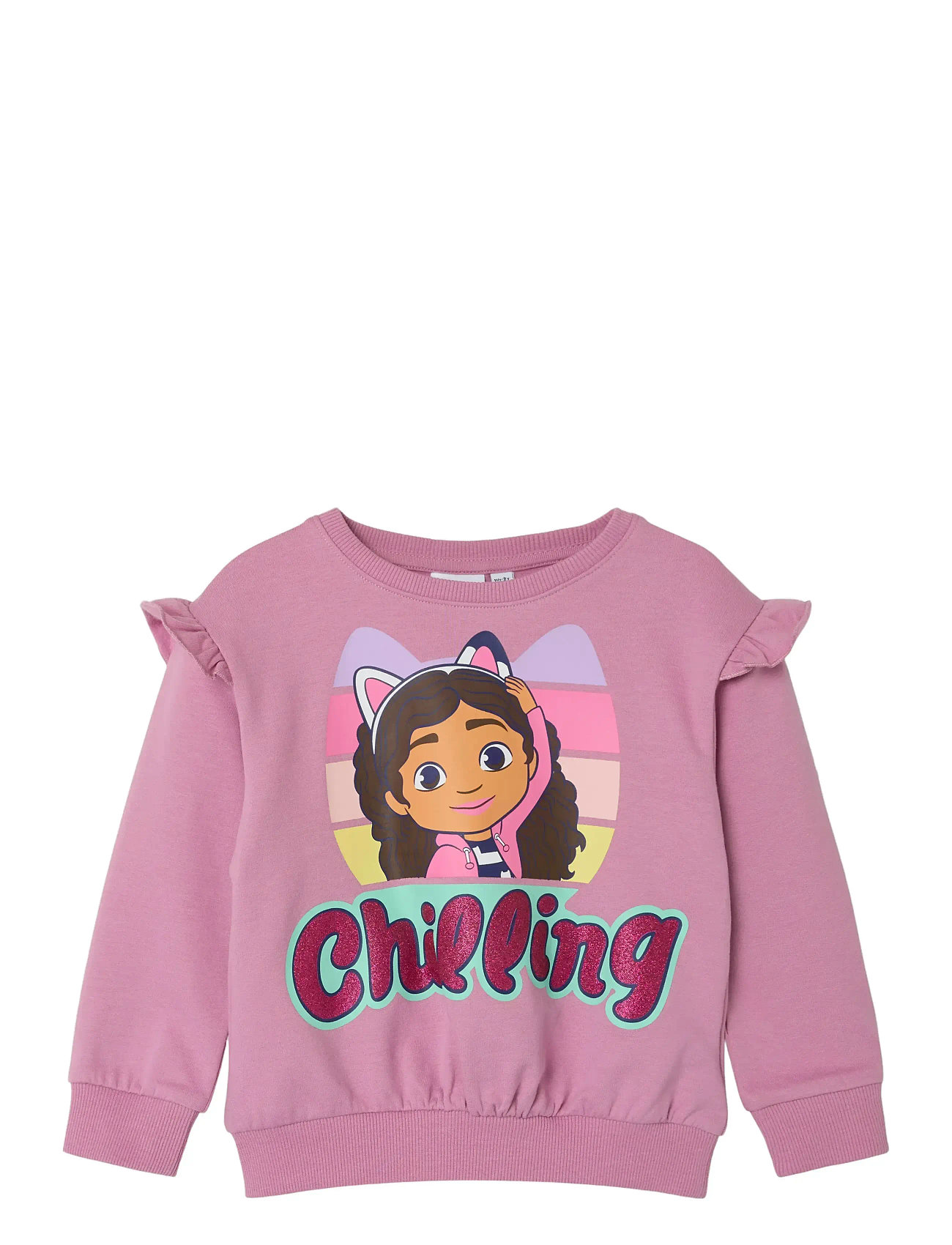 Nmfsanne Gabby Nreg Sweat Bru Sky Purple Name It