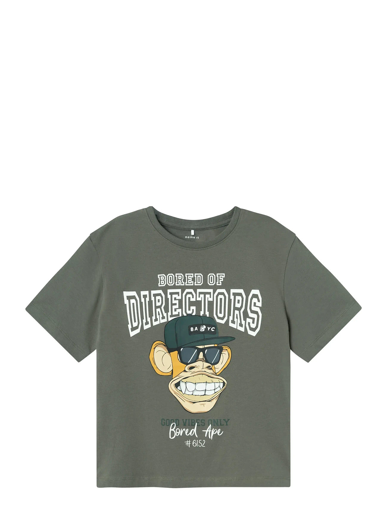 Nkmaros Boredofd Ss Nreg Top Box Sky Khaki Name It