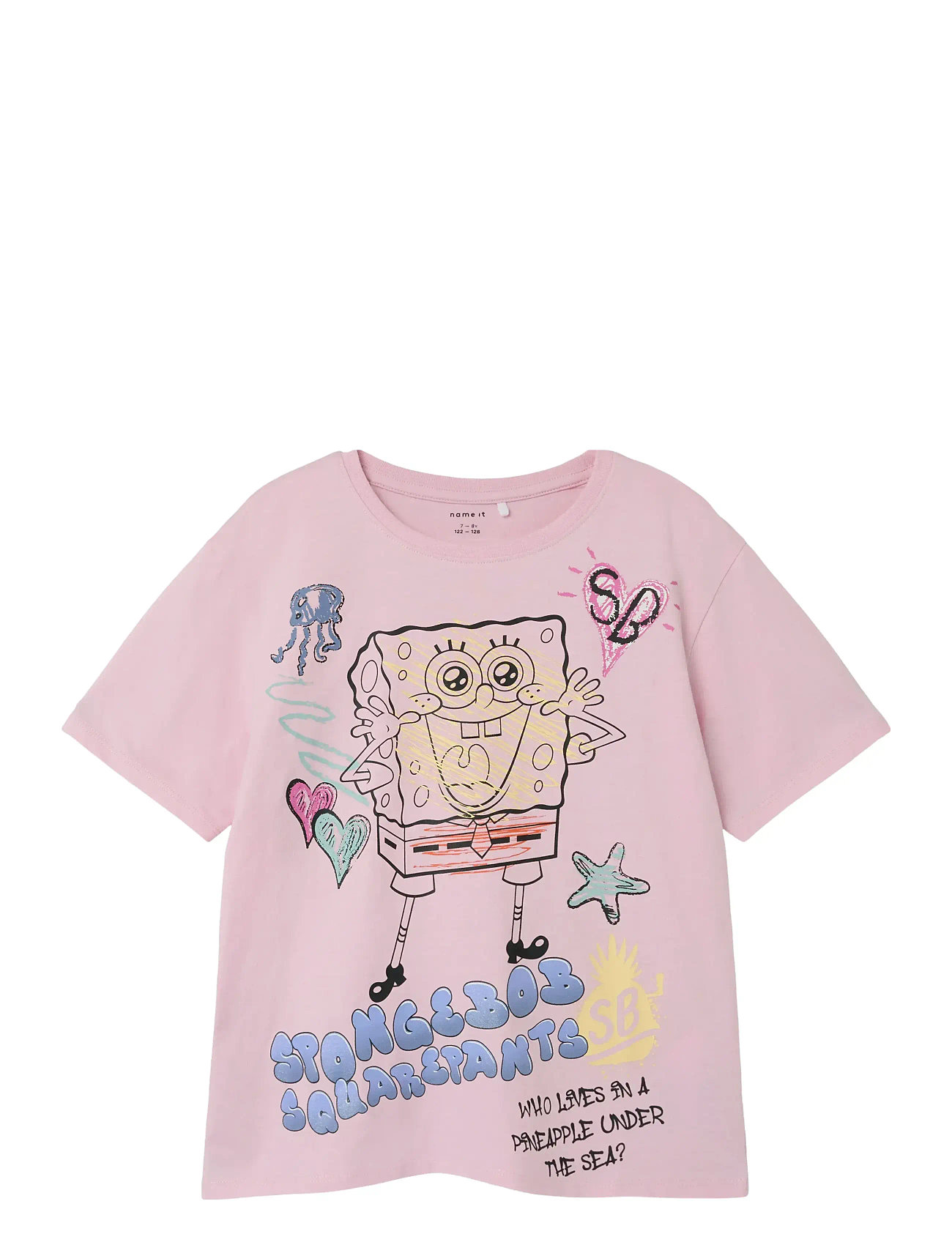 Nkfsema Spongebob Ss Nreg Top Box Cplg Pink Name It