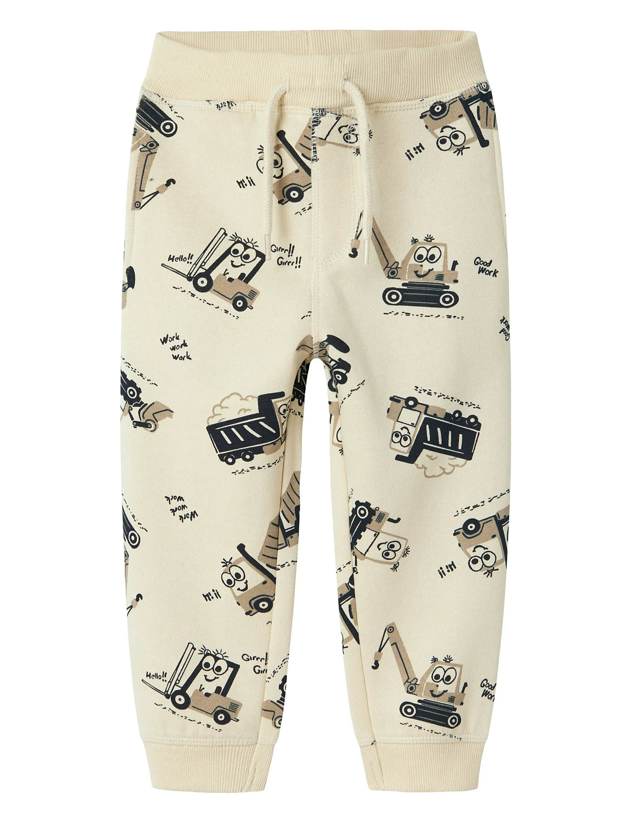 Nmmvimo Nreg Aop Swe Pant Bru Beige Name It