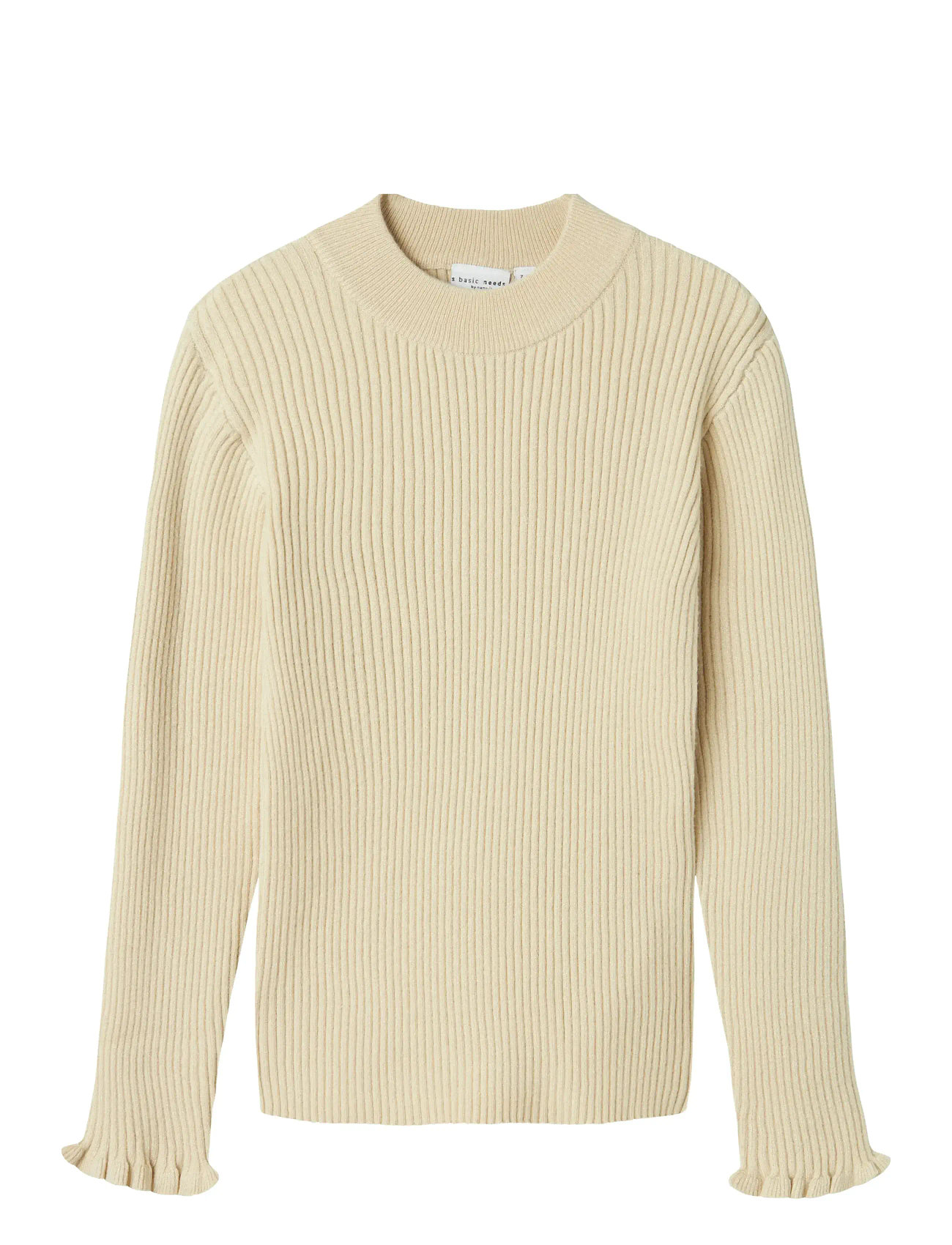 Nkfvianna Ls Slim Knit Beige Name It