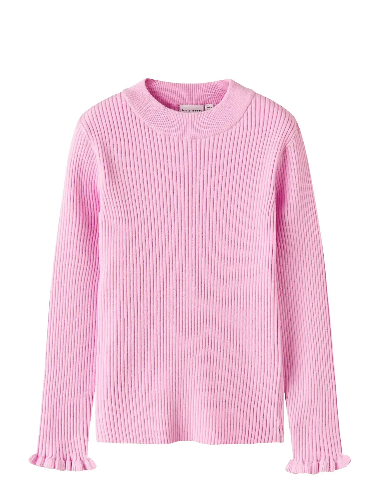 NAME IT Nkfvianna Ls Slim Knit Pink - 116 - Kinder