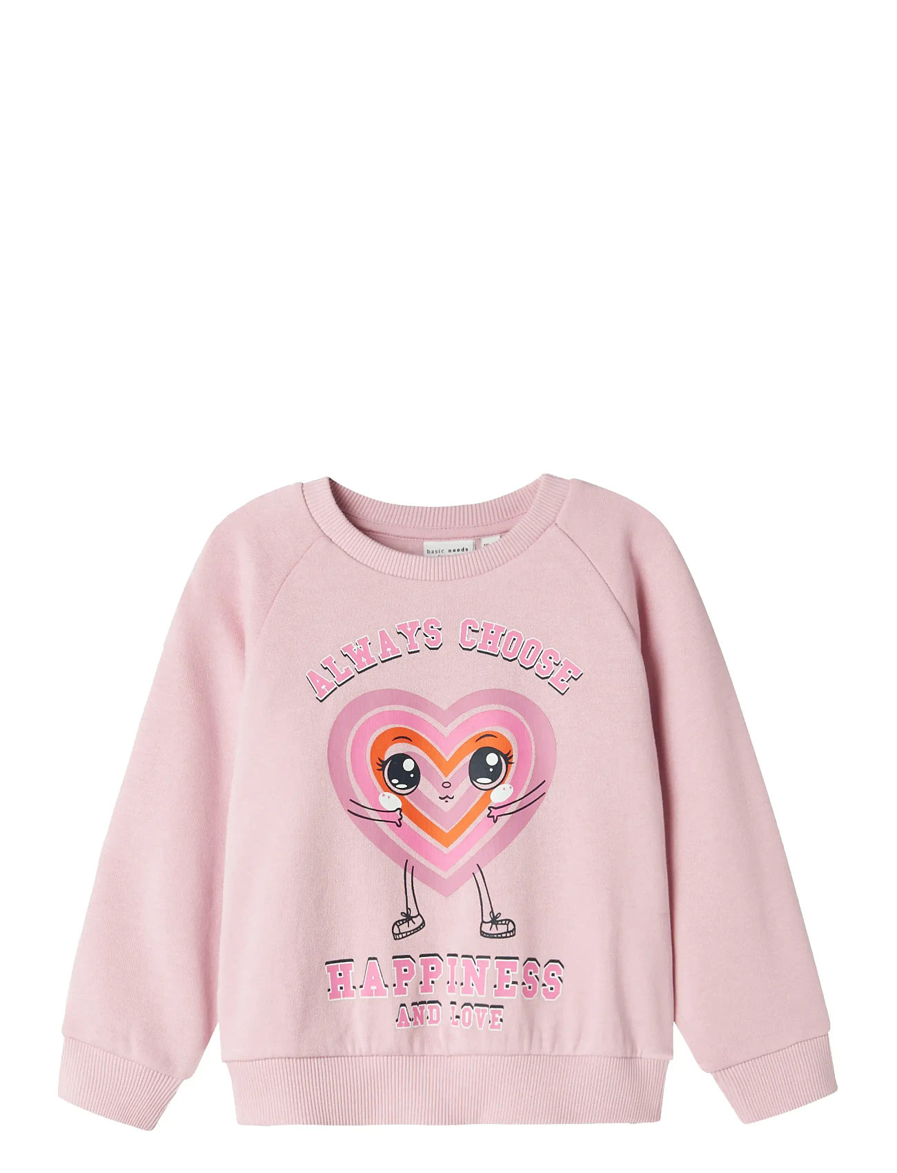 Nmfvenus Ls Nreg Sweat Bru Pink Name It