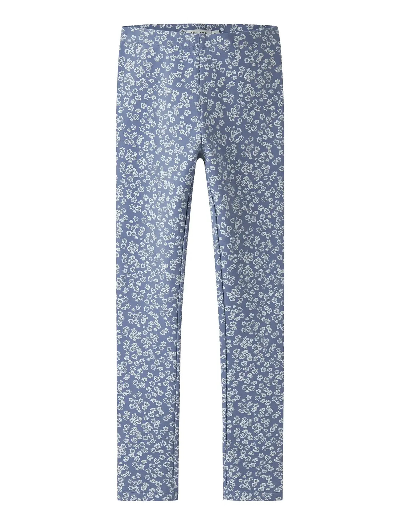 name it Nkfdavina Aop Swe Legging Bru, 116, Blue, Underdele > Leggings, Børn