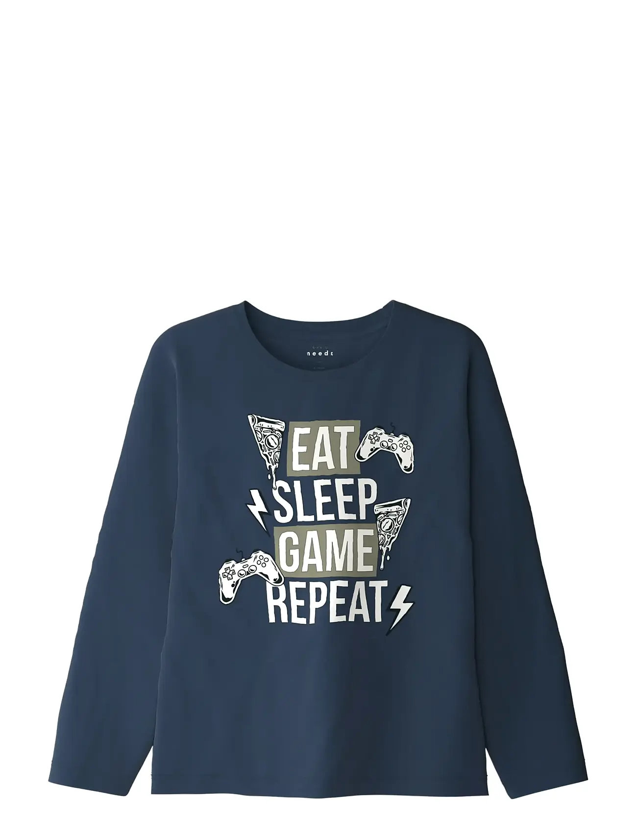 NAME IT Nkmvictor Ls Rlx Oberteil Navy - 122-128 - Kinder