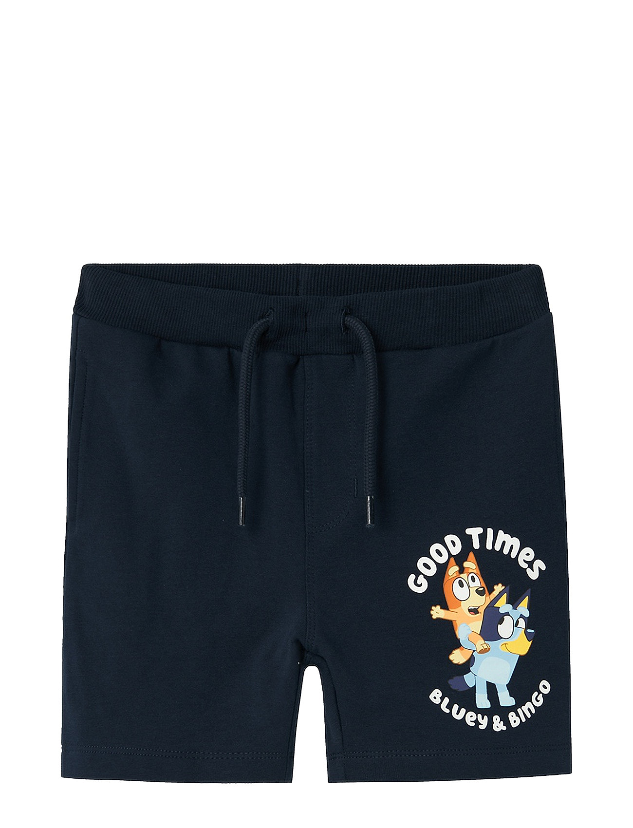 Nmmakley Bluey Long Swe Shorts Unb Sky Navy Name It