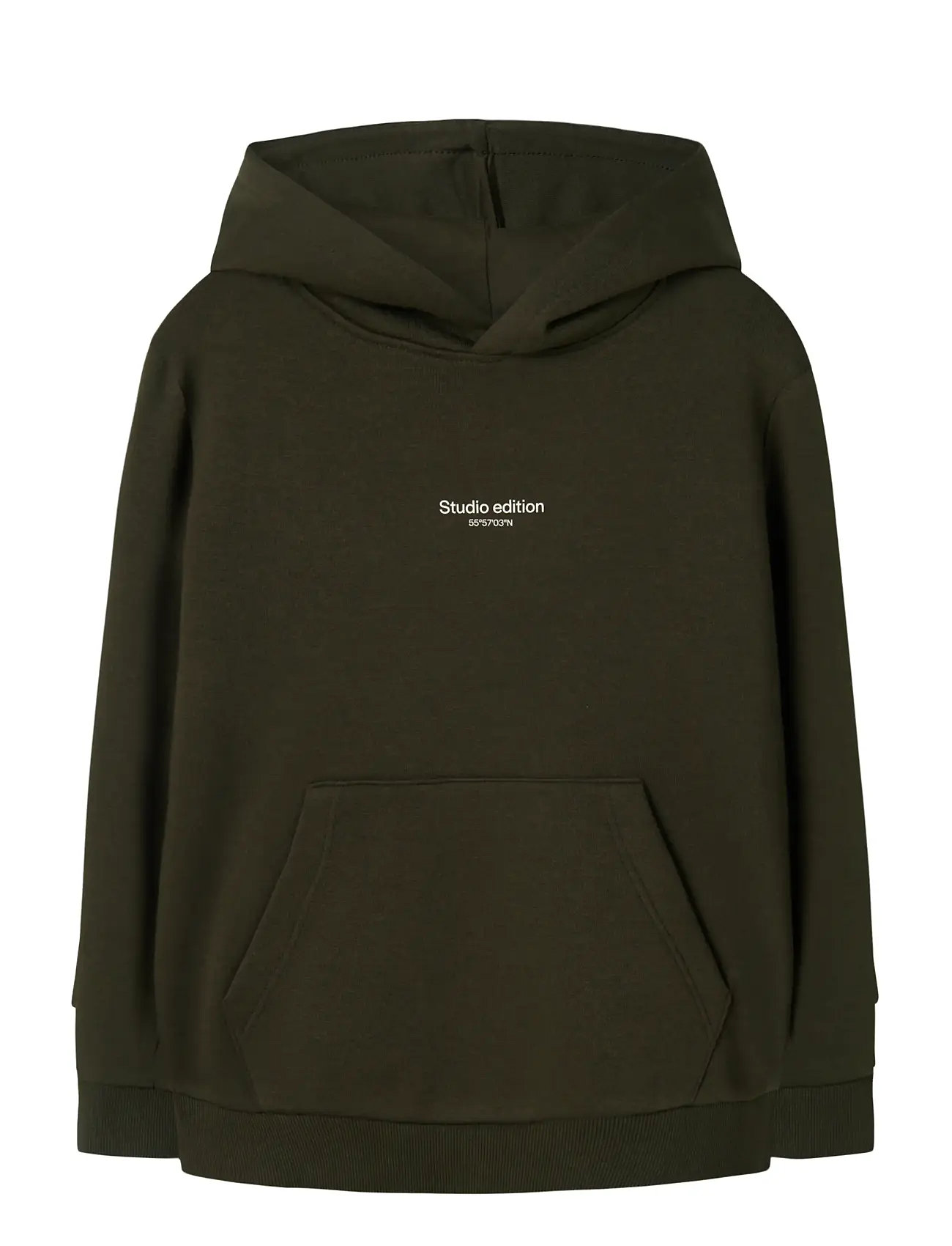 Nkmbrody Ls Nreg Sweat Wh Bru Noos Khaki Name It