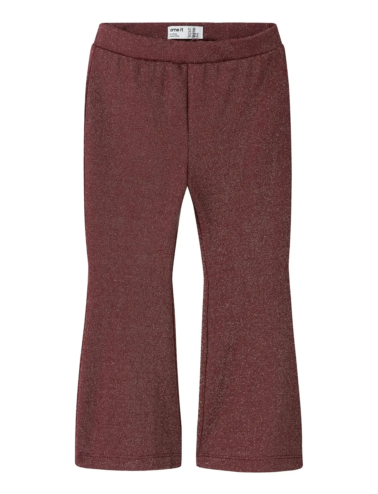 NAME IT Nmfroisin Bootcut Hose Burgundy - 92 - Kinder