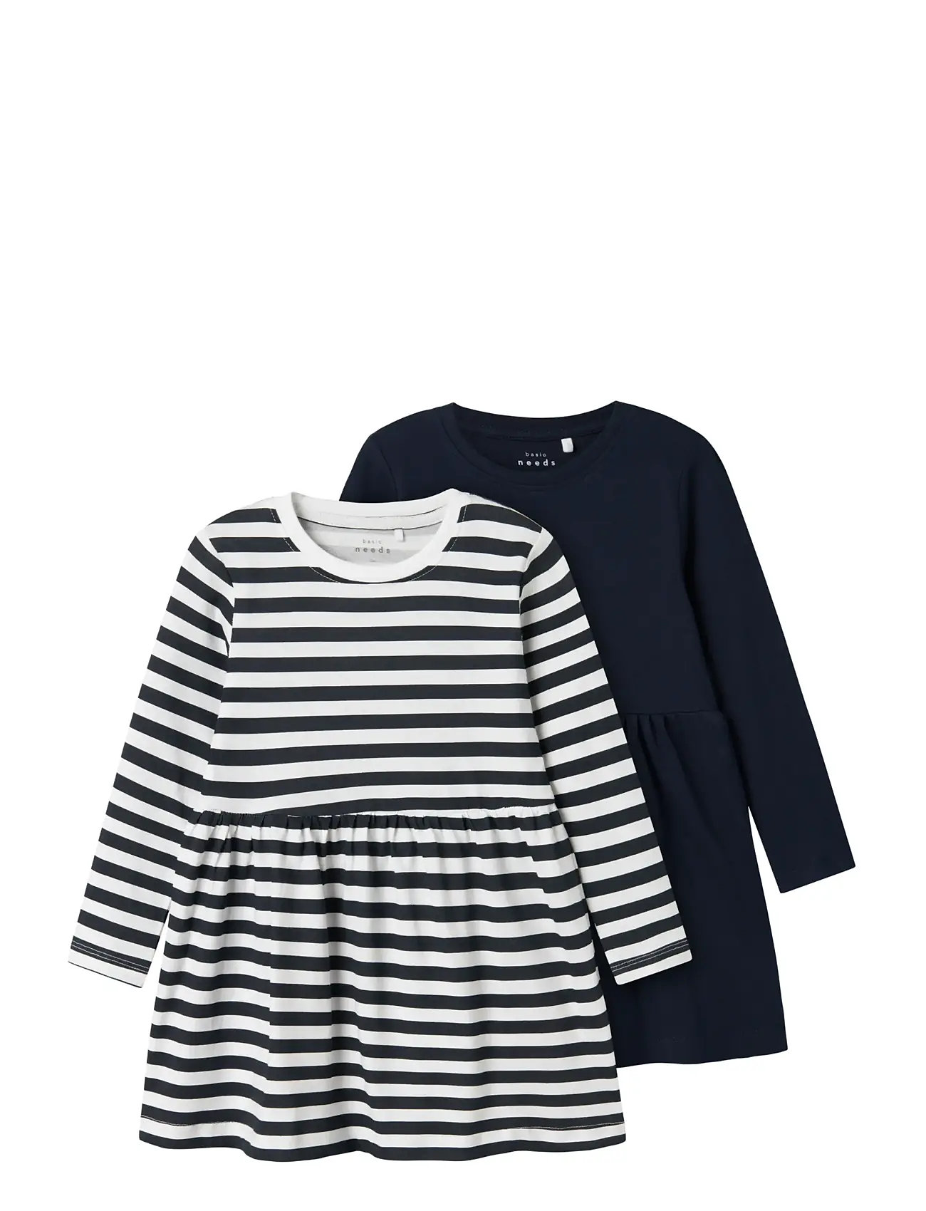 Nmfvivia Ls Dress 2P Noos Navy Name It