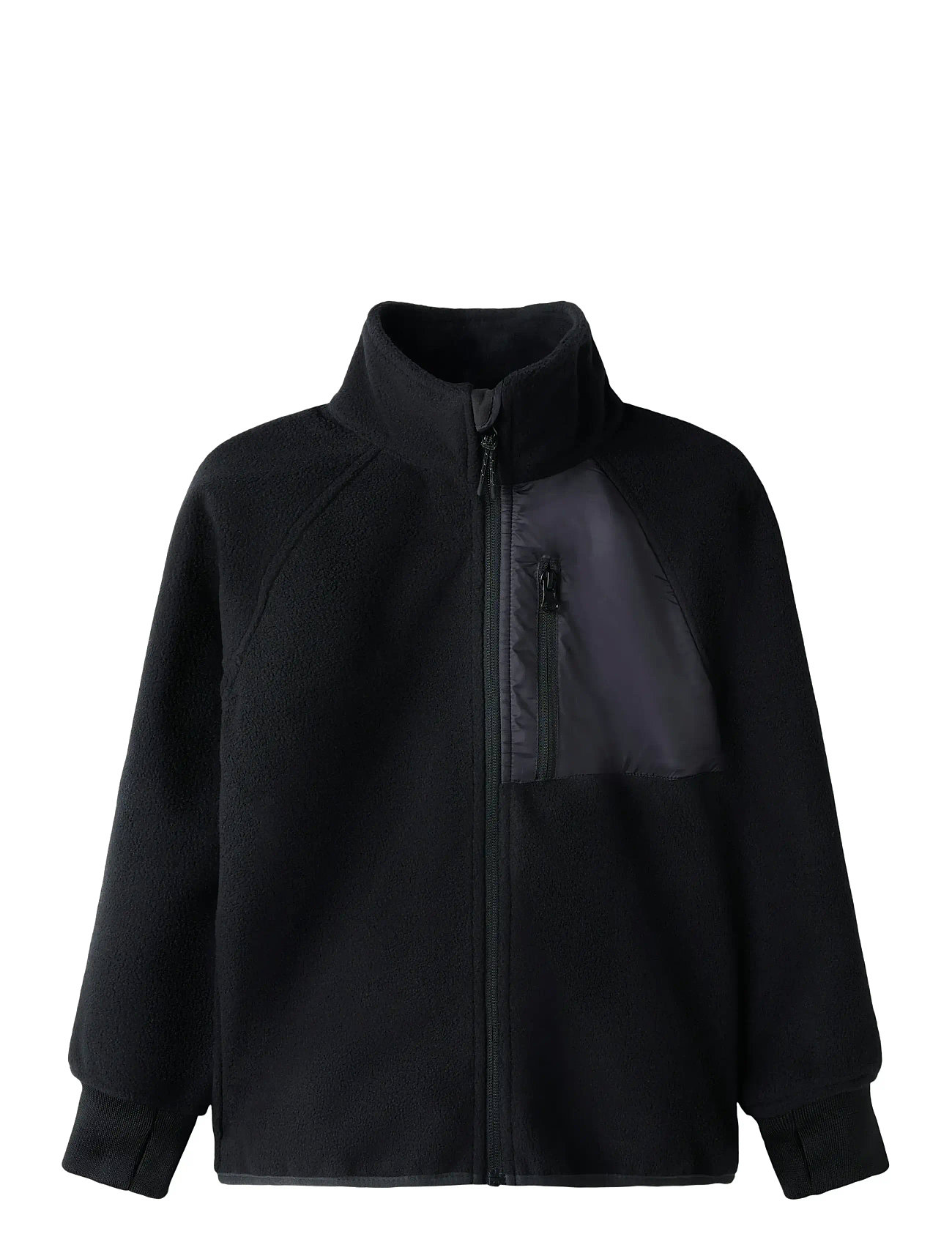 Nknmove03 Windfleece Jacket1 Fo Outerwear Fleece Outerwear Fleece Jackets Black Name It