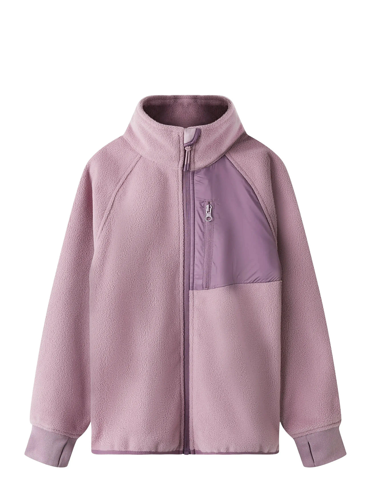 Nknmove03 Windfleece Jacket1 Fo Outerwear Fleece Outerwear Fleece Jackets Purple Name It