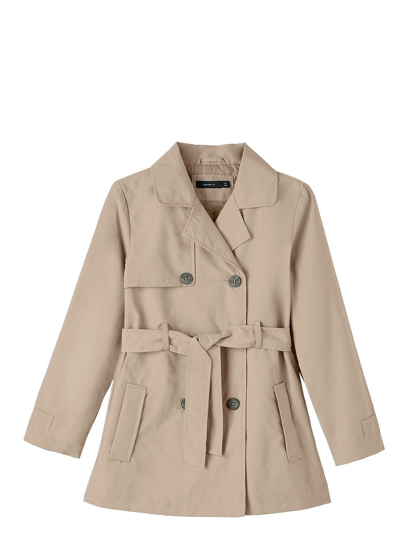 Name It Nkfmadelin Trench Coat Noos Beige