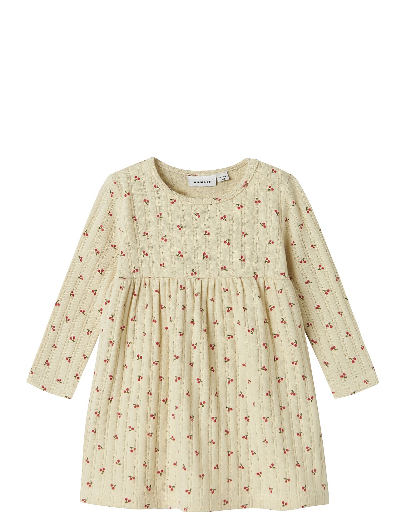 NAME IT Nbfbilia Ls Kleid Box Beige - 50 - Kinder
