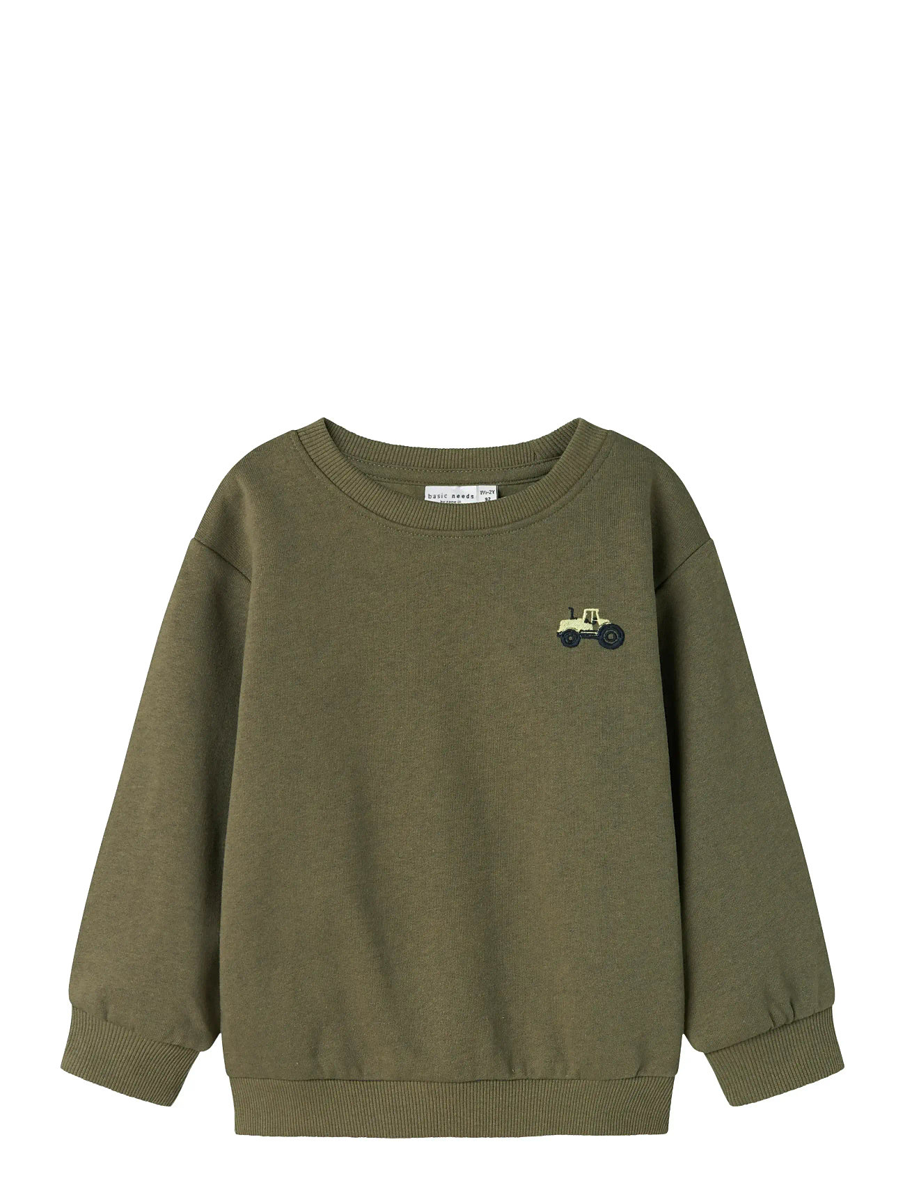 Nmmvallen Ls Nreg Sweat Bru Green Name It