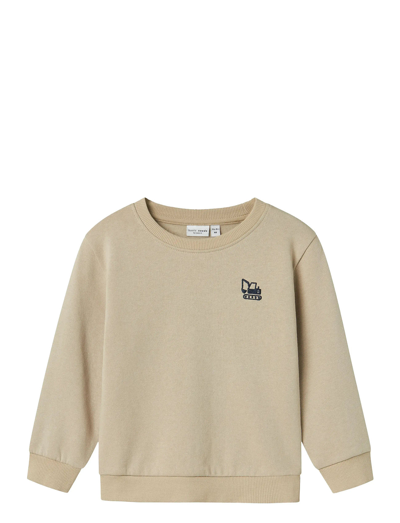 Nmmvallen Ls Nreg Sweat Bru Beige Name It