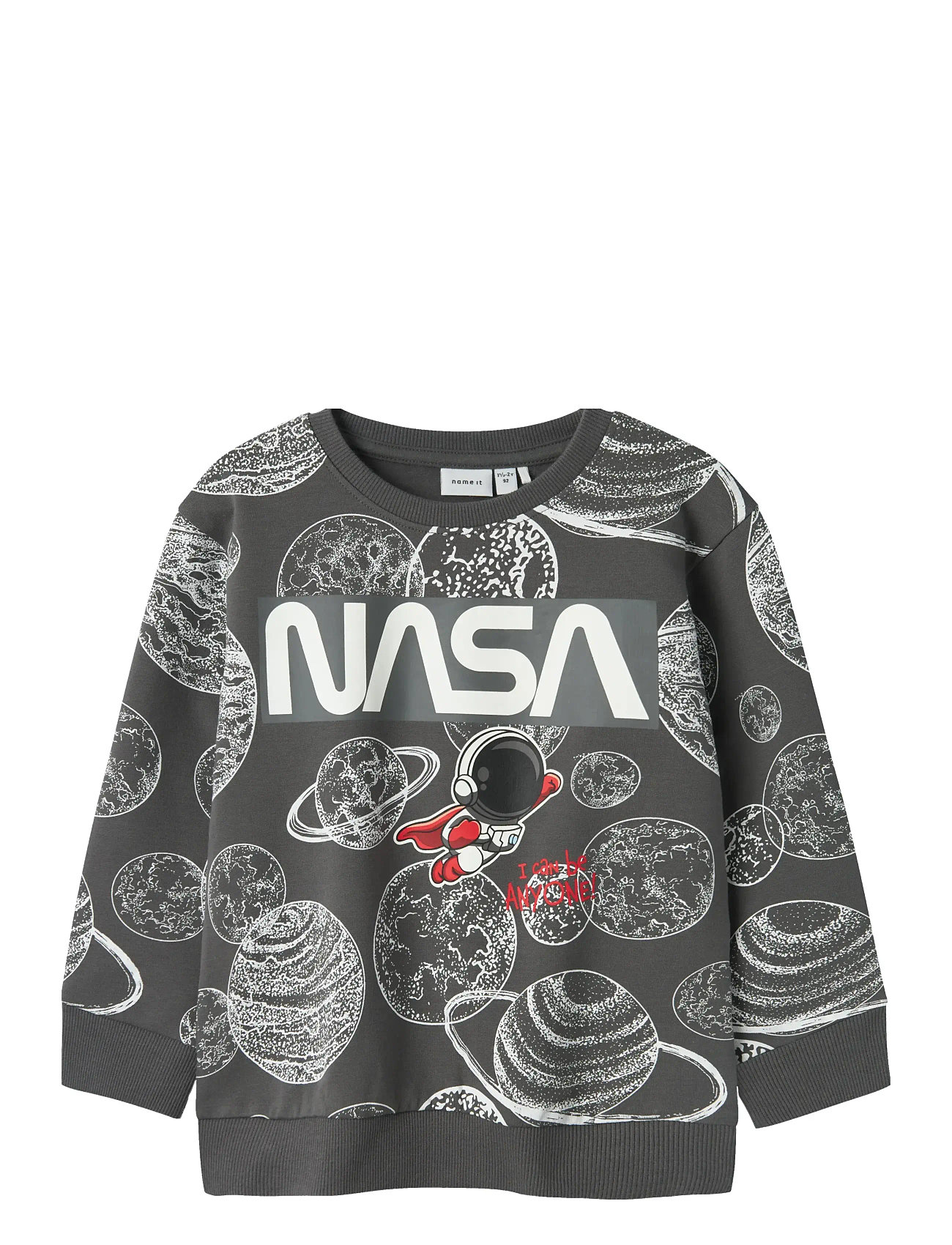 Nmmdaim Nasa Nreg Sweat Bru Nas Grey Name It